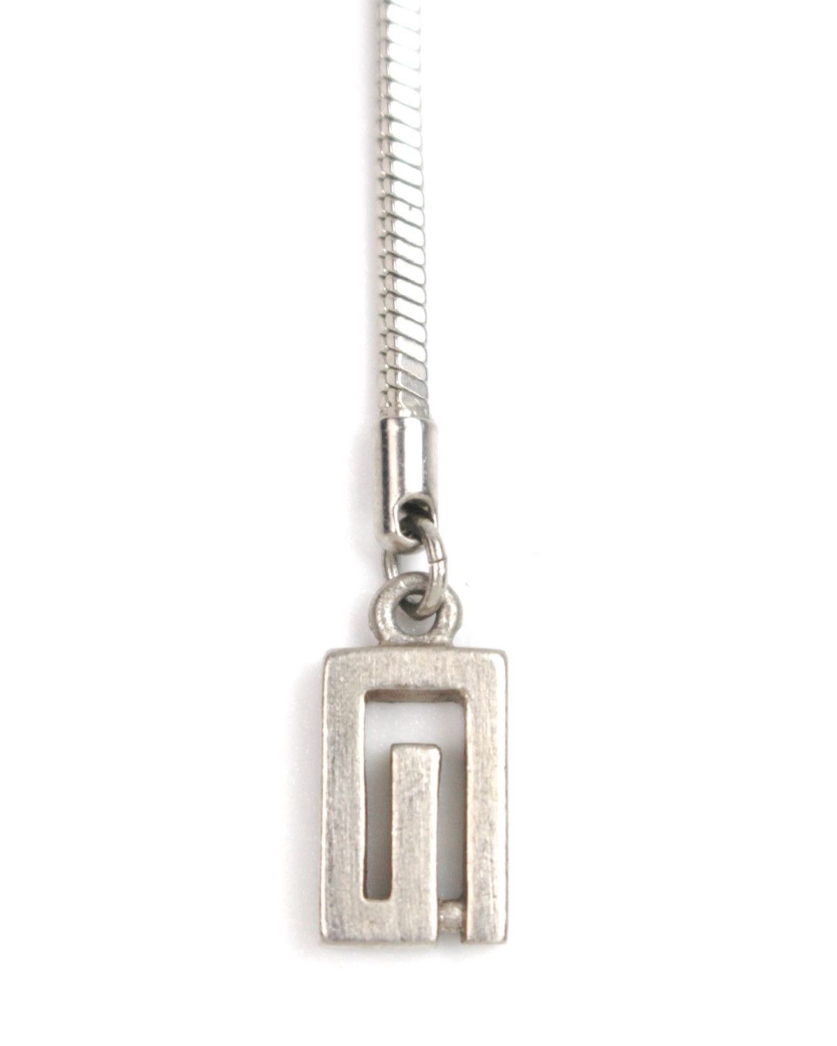 Givenchy 1990S GIVENCHY "G" CHARM CHAIN DROP EARRING Size ONE SIZE - 4 Thumbnail