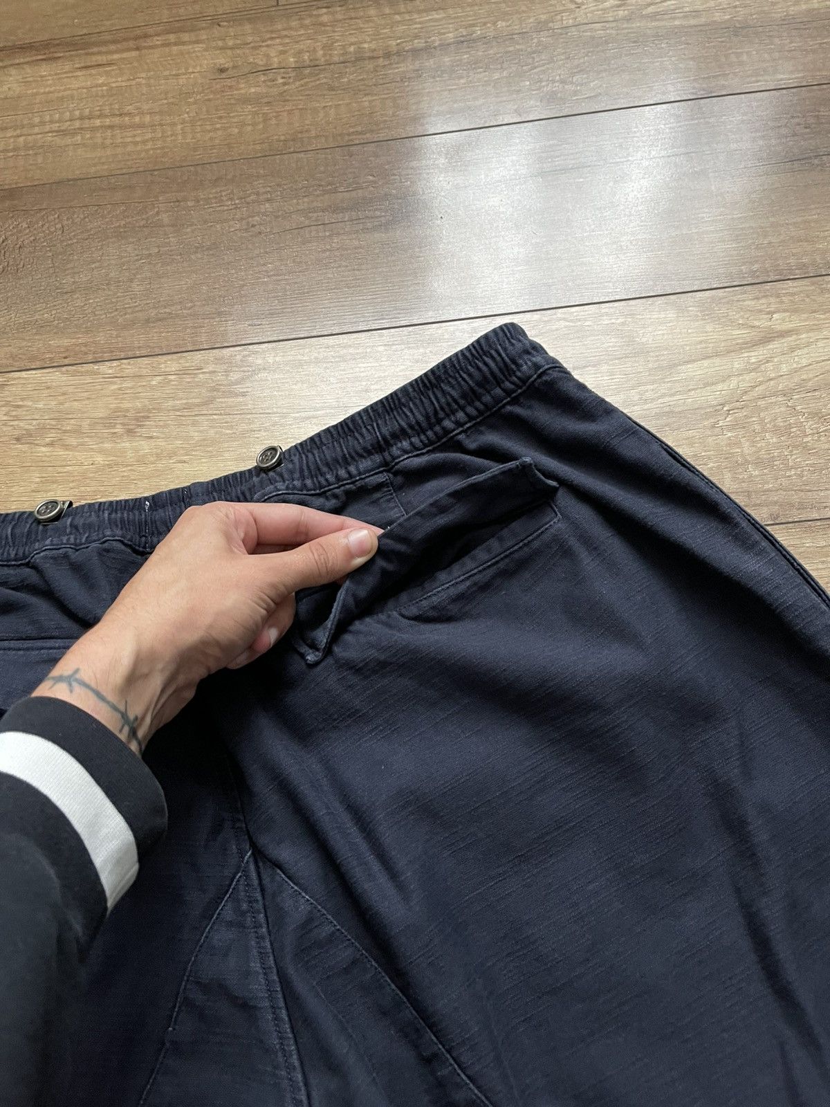 Tellason Tellason Sateen Navy Cargo Pants Size US 38 / EU 54 - 11 Thumbnail
