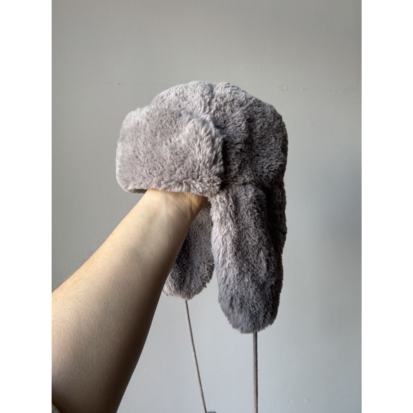 Other Y2K Ushanka Fur Fuzzy Hat Avantgarde Size ONE SIZE - 1 Thumbnail