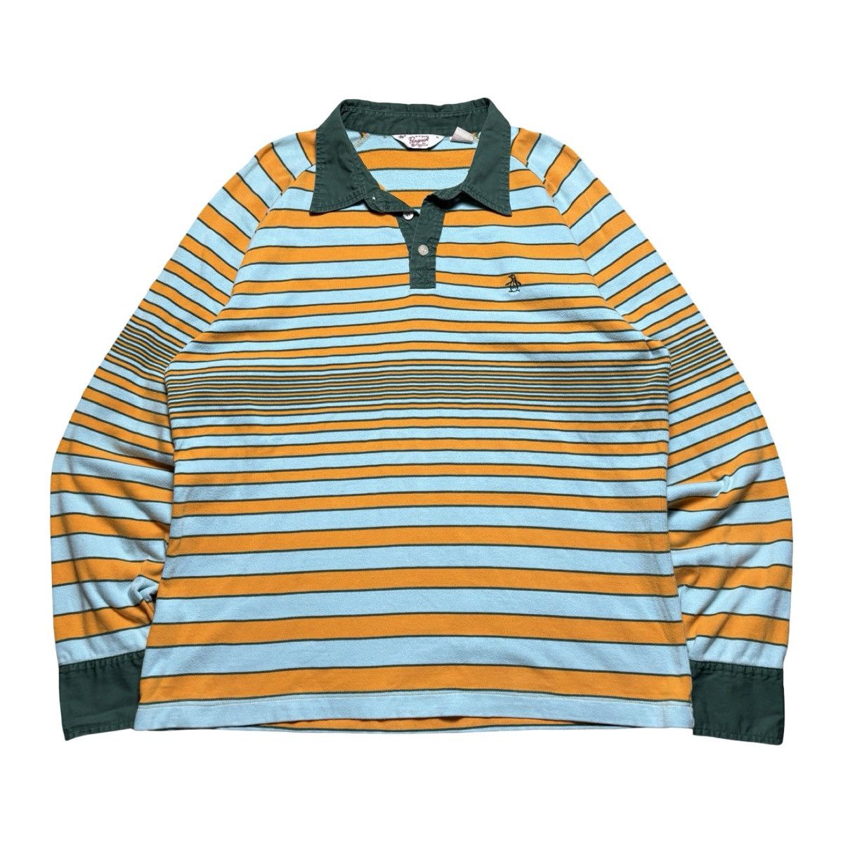 Other Vintage 80s 90s Penguin Munsingwear Striped Rugby Polo Shirt Size US XL / EU 56 / 4 - 1 Thumbnail