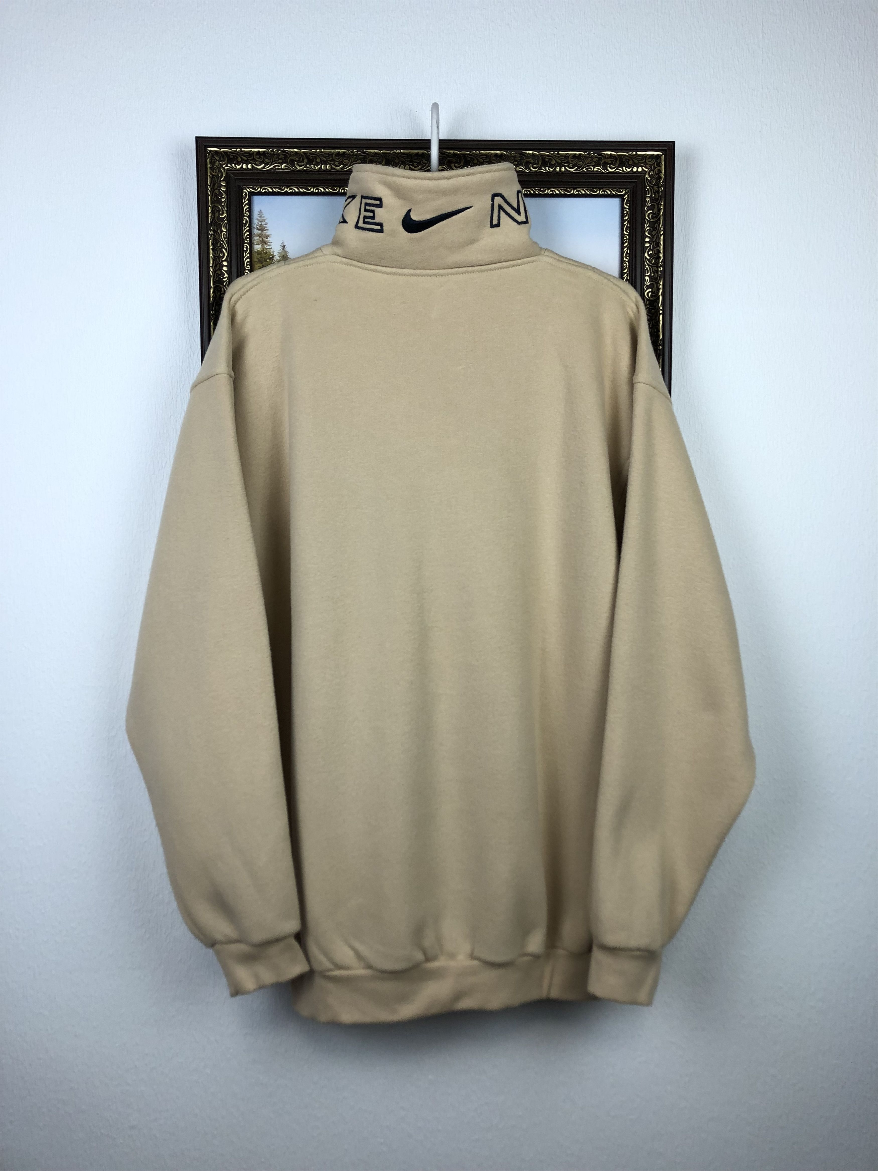 Nike Vintage Nike Sweatshirt Warm Big Swoosh Crewneck Mens Rare Size US XL / EU 56 / 4 - 6 Thumbnail