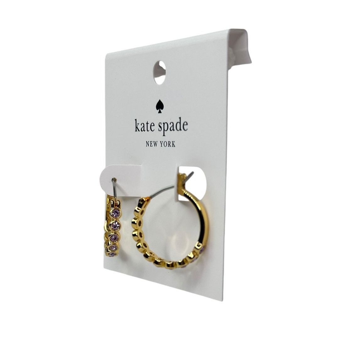 Kate Spade Kate Spade Full Circle Huggies Hoops Earrings Gold Size ONE SIZE - 5 Thumbnail