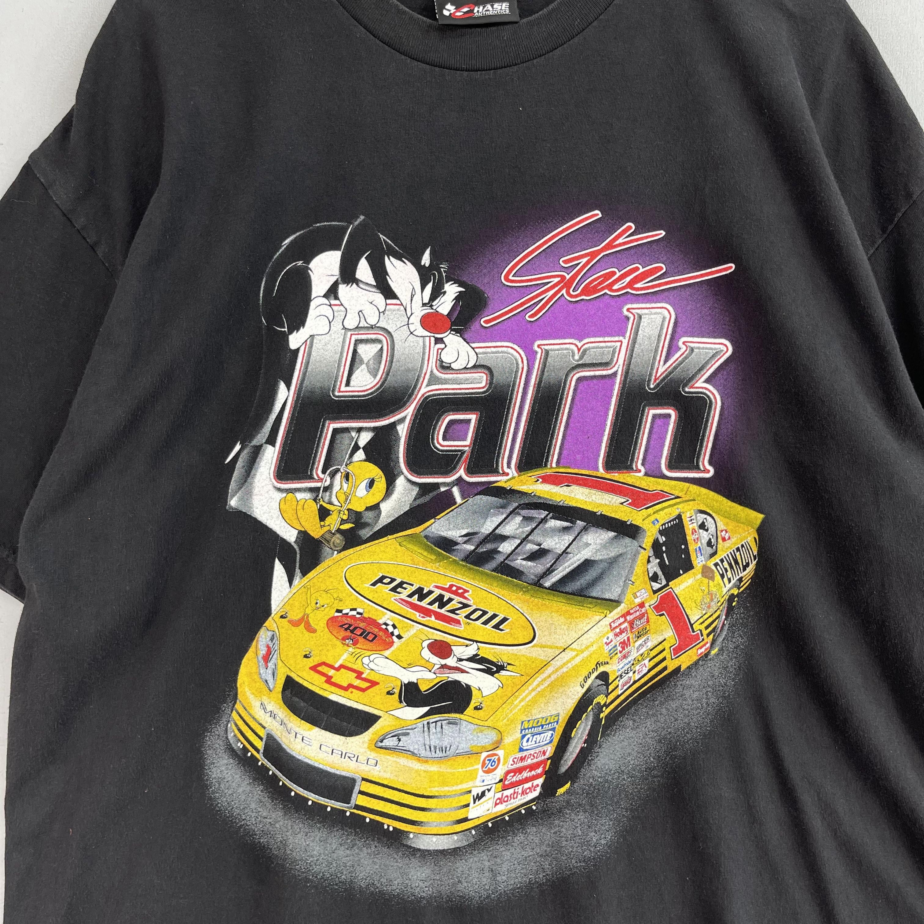 NASCAR × Vintage × Warner Bros Vintage Looney Tunes Cartoons Steve Park Nascar Tshirt Size US L / EU 52-54 / 3 - 2 Thumbnail
