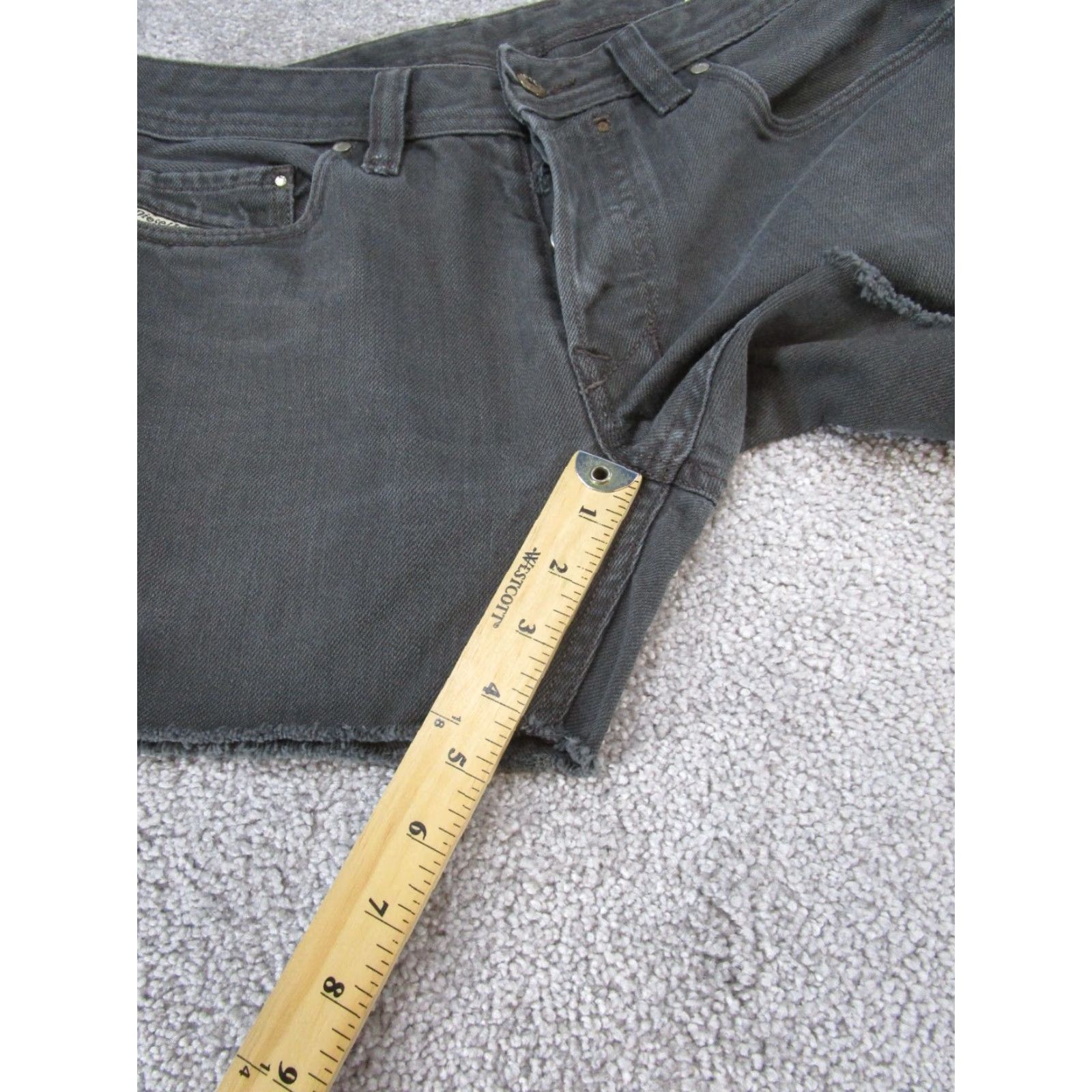 Diesel VINTAGE Diesel Shorts Womens 30 Safado Gray Denim Cut Offs 90s Womens Boys? Size 30" / US 8 / IT 44 - 3 Thumbnail