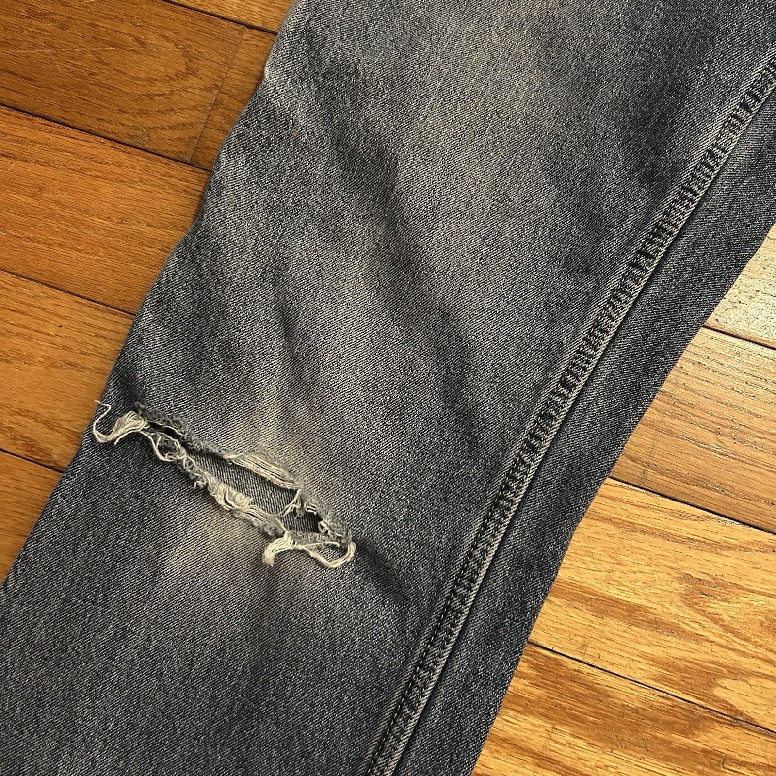 Faded Glory × Vintage Y2K Carpenter Cargo Distressed Cut Off Jeans 30x25 Size US 30 / EU 46 - 2 Thumbnail