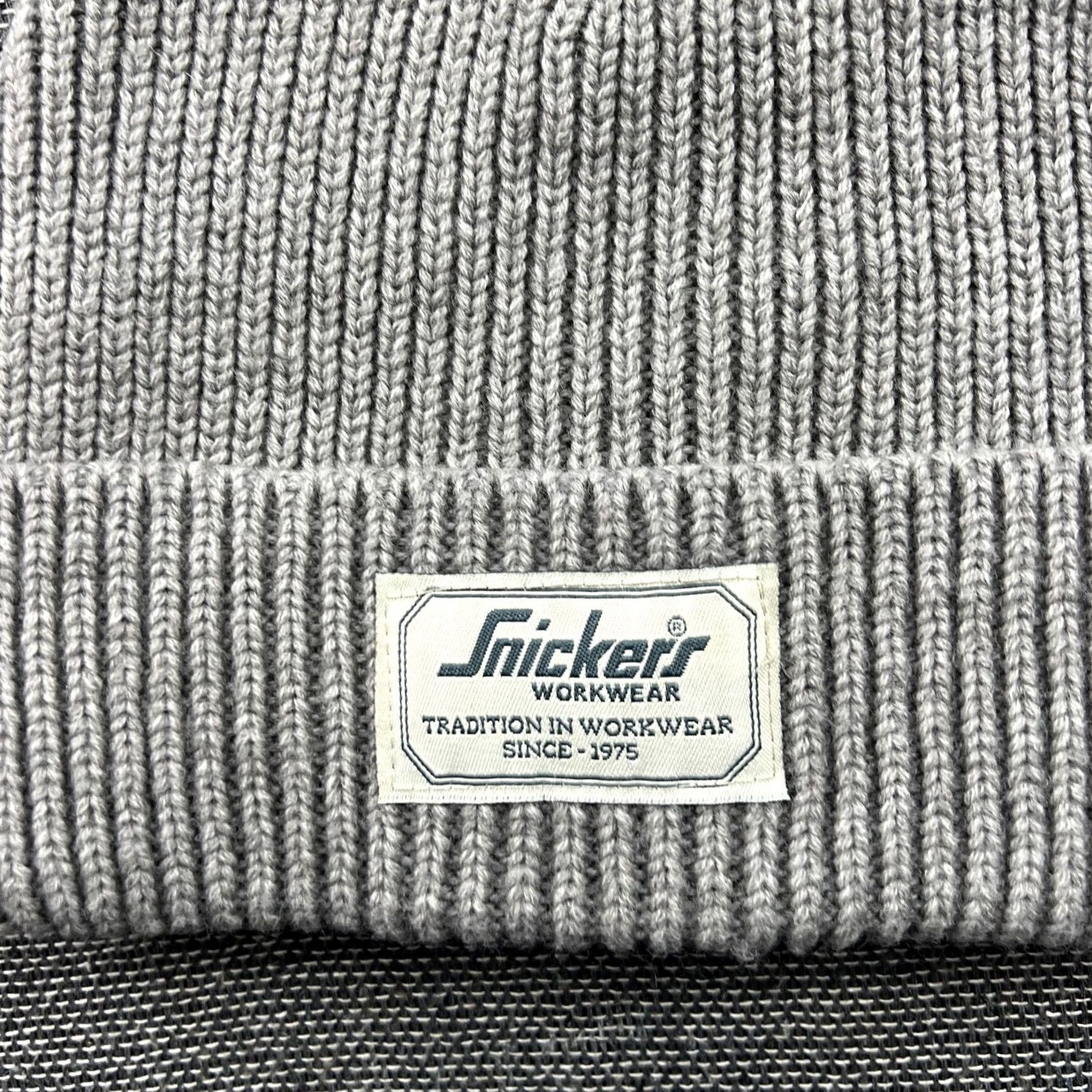Arc'teryx Snickers Workwear Beanie Hat One Size Wool Blend Ribbon Gray Knitted Size ONE SIZE - 2 Thumbnail