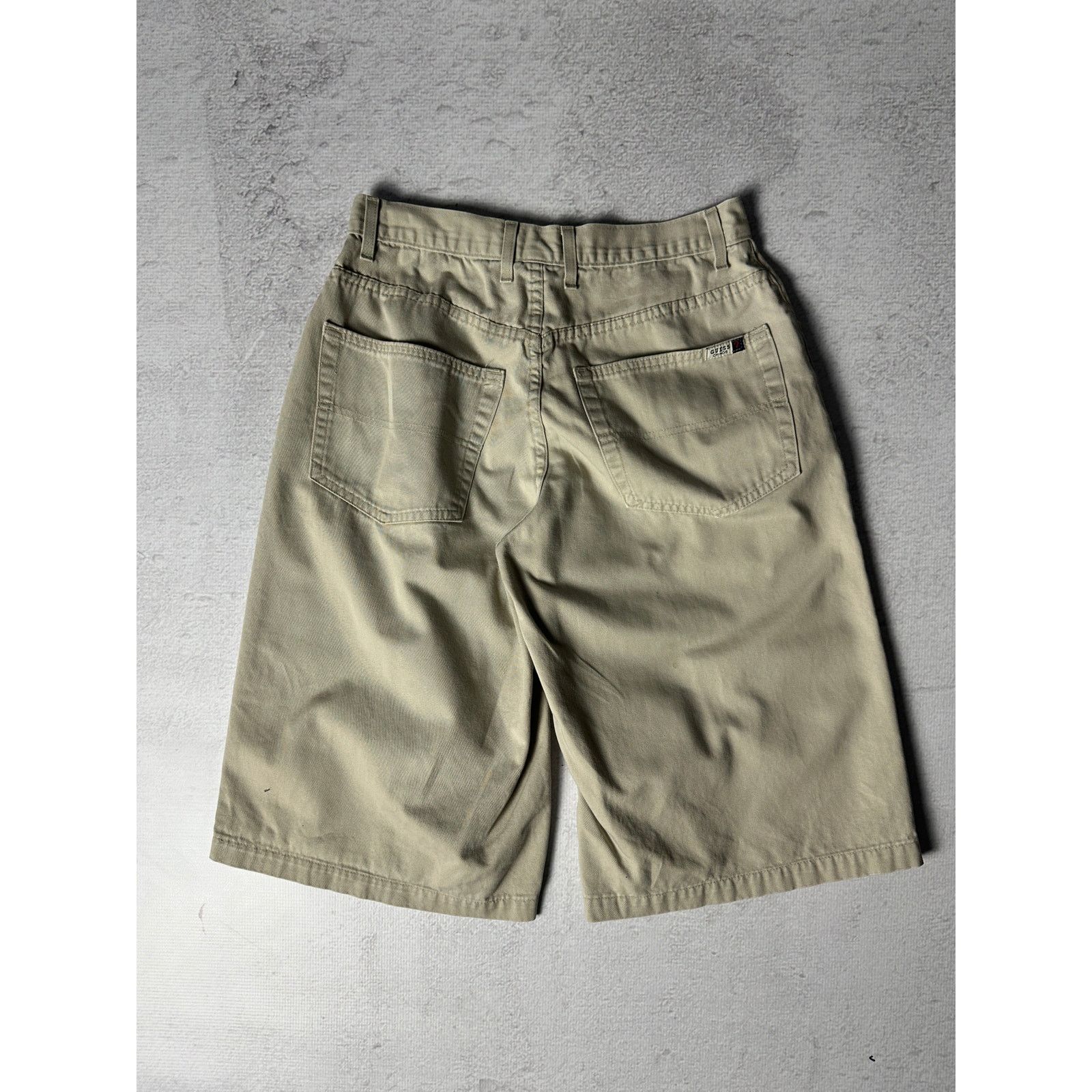 Guess Vintage Guess Brown Preowned Chino Shorts - Men's 32W Size US 32 / EU 48 - 2 Thumbnail