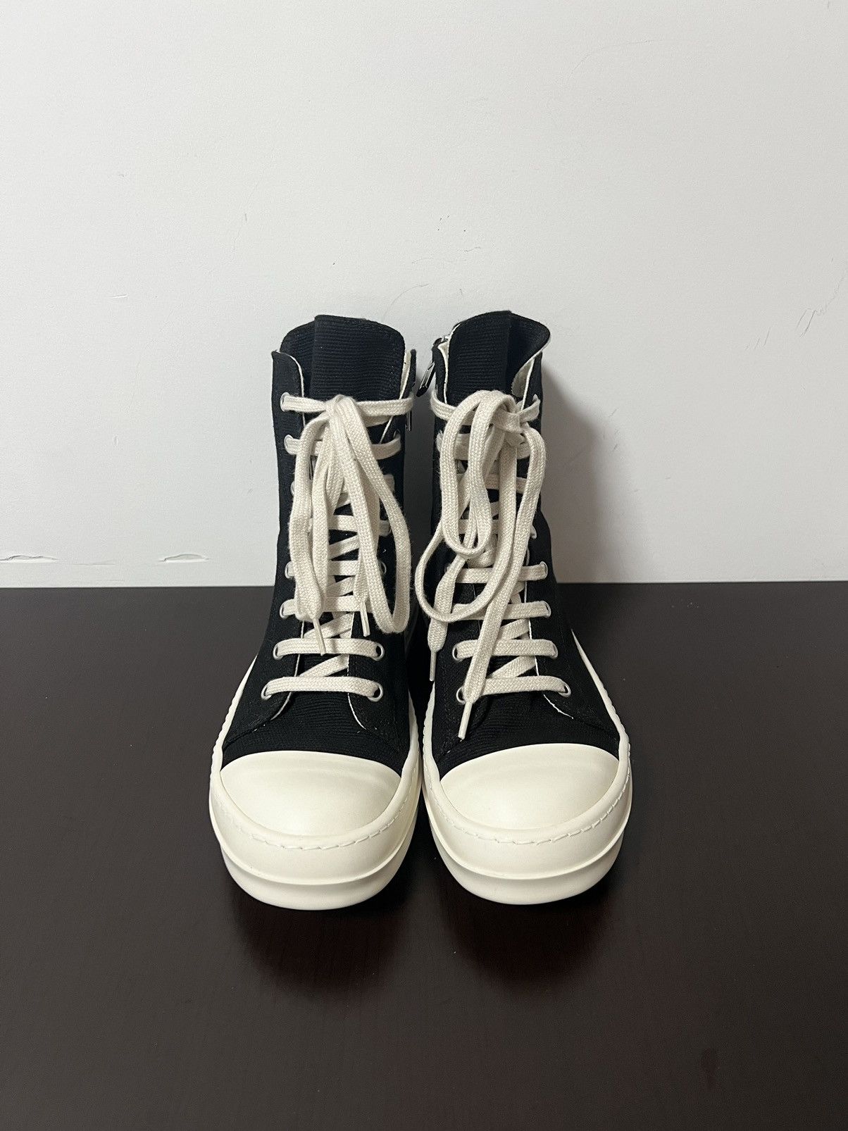 Rick Owens Drkshdw Rick owens ramones high top sneakers sz 36 Size US 6 / IT 36 - 3 Thumbnail
