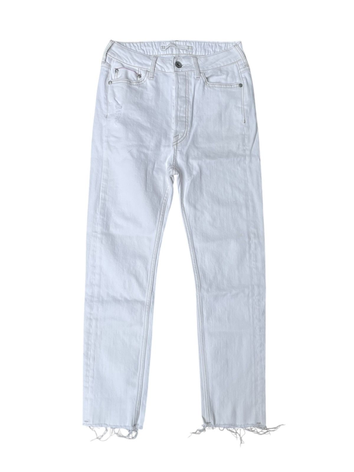 GOA Goa Distressed Skinny Jeans White Size US 28 / EU 44 - 2 Thumbnail
