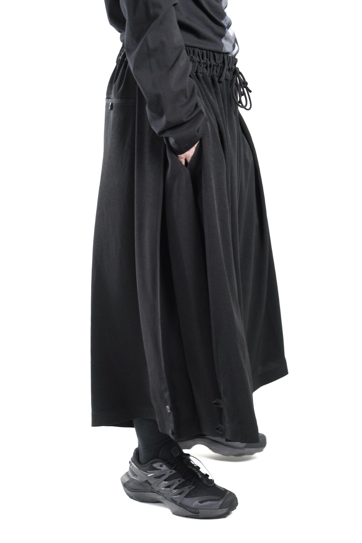 Yohji Yamamoto Yohji Yamamoto Pour Homme 22SS - BOX PLEATS WIDE PANTS Skirt Size US 32 / EU 48 - 7 Thumbnail