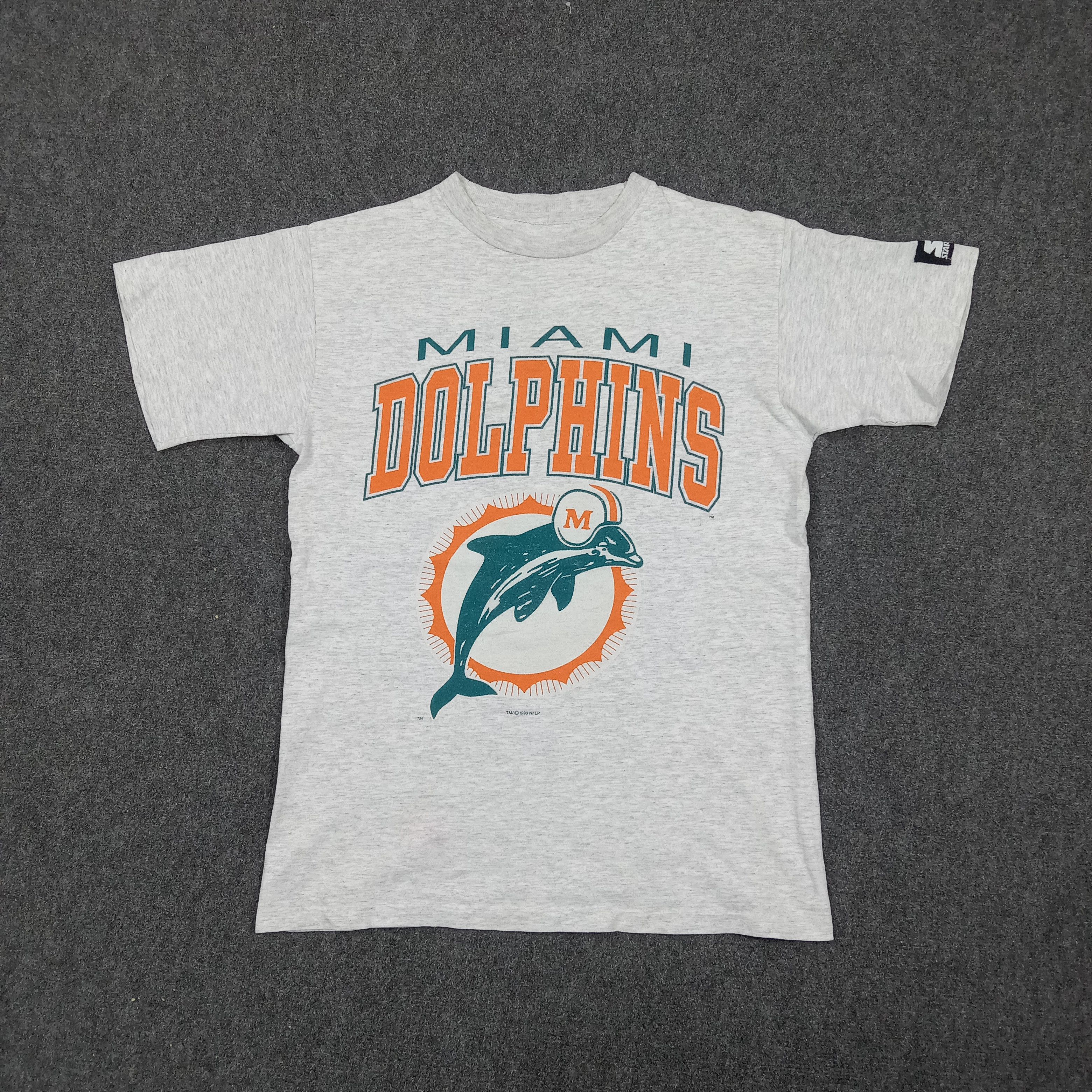 Starter 1993 Miami Dolphin NFL Single Stitch Tshirt C276N80 Size US M / EU 48-50 / 2 - 1 Thumbnail