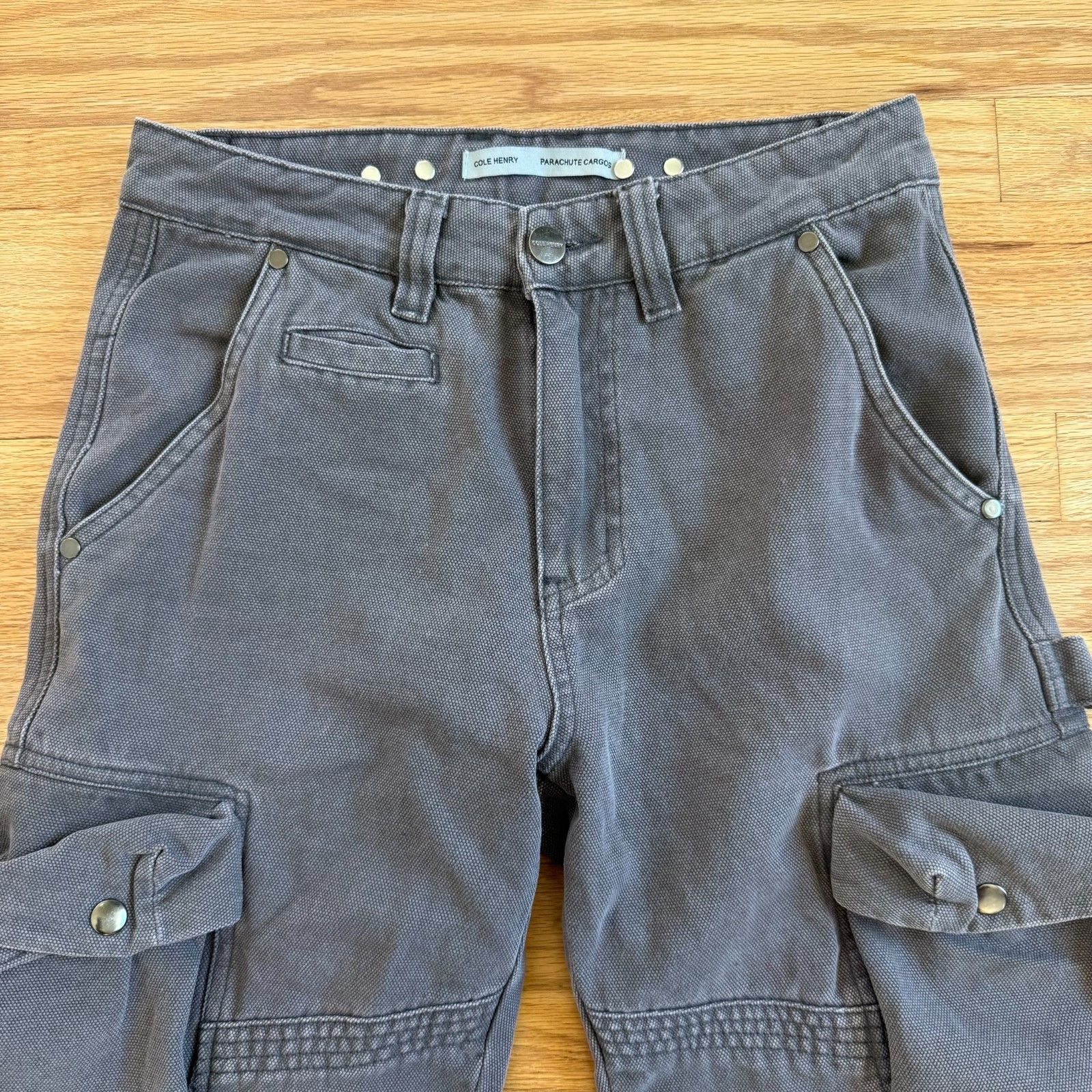 Cole Henry Cole Henry Grey Parachute Cargo Pants 30/29 Size US 30 / EU 46 - 11 Thumbnail