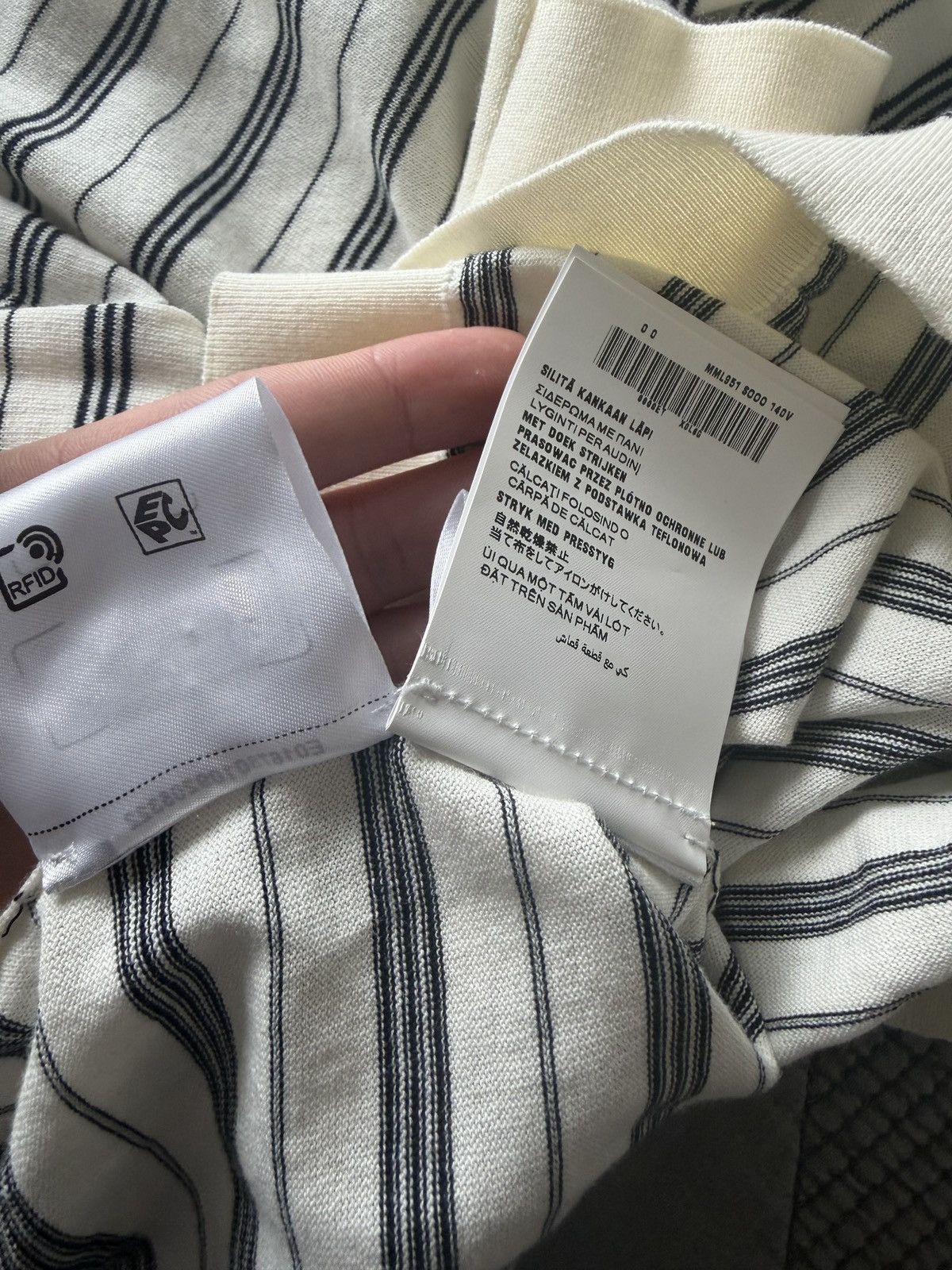 Miu Miu Miu Miu striped polo Size US S / EU 44-46 / 1 - 5 Thumbnail