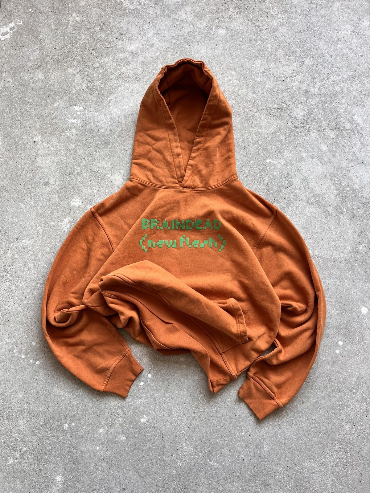 Brain Dead Brain Dead Orange New Flesh Hoodie Size US S / EU 44-46 / 1 - 4 Thumbnail