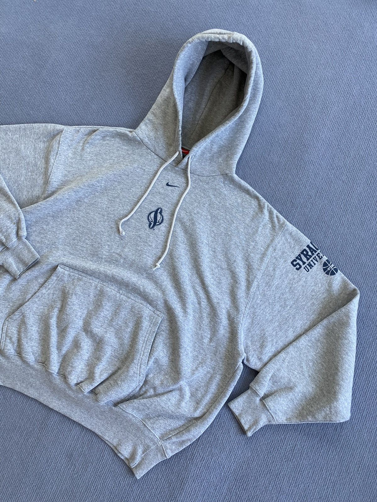 Nike Vintage 90’s Nike Syracuse University Center Swoosh Hoodie💫 Size US XL / EU 56 / 4 - 3 Thumbnail