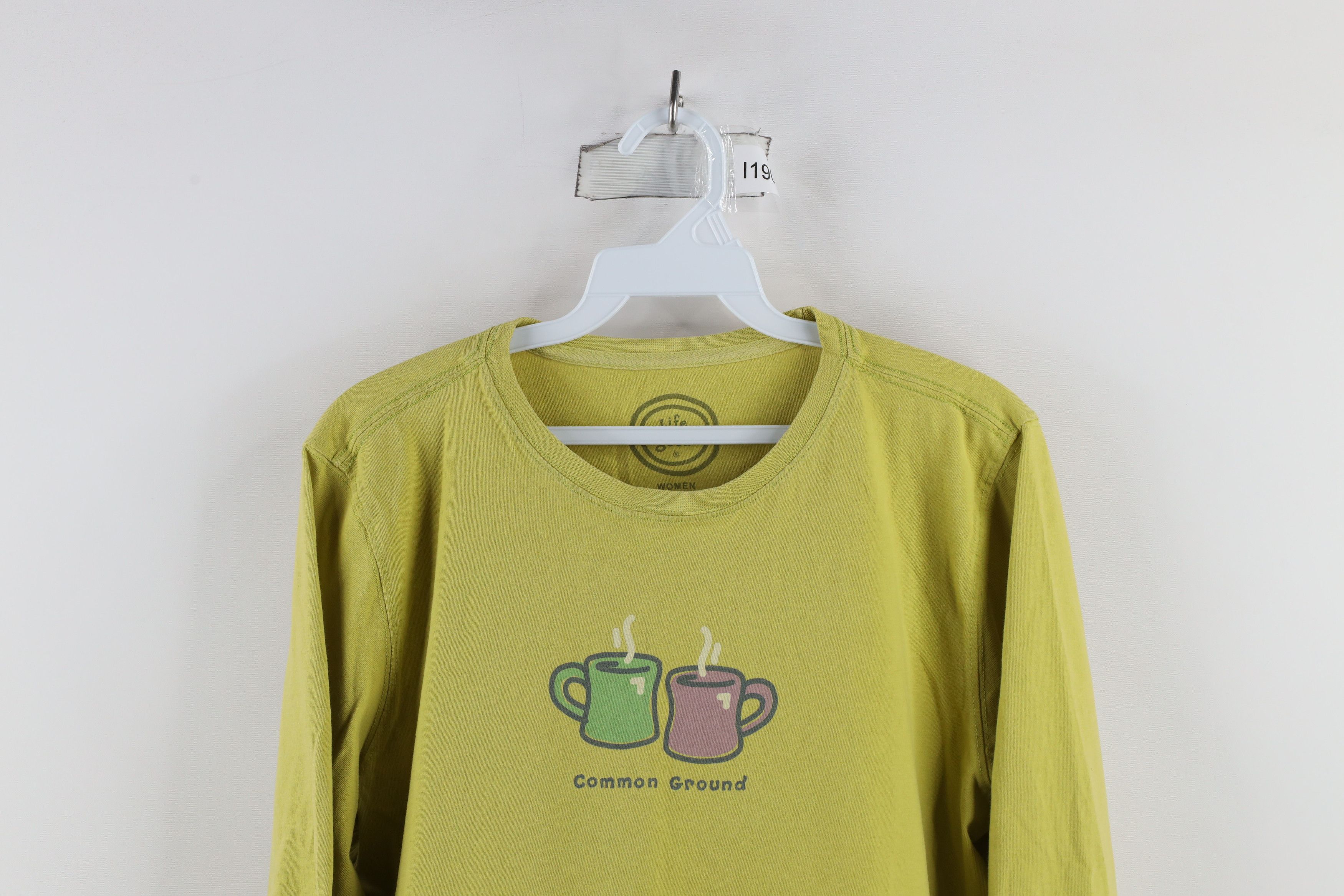 Life is Good × Vintage Vintage Life Is Good Common Coffee Long Sleeve T-Shirt Size M / US 6-8 / IT 42-44 - 2 Thumbnail