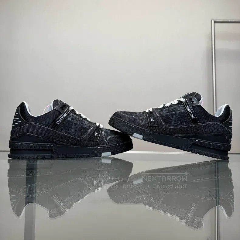 Louis Vuitton Louis Vuitton SS25 New Black denim shoes Size US 7 / EU 40 - 5 Thumbnail