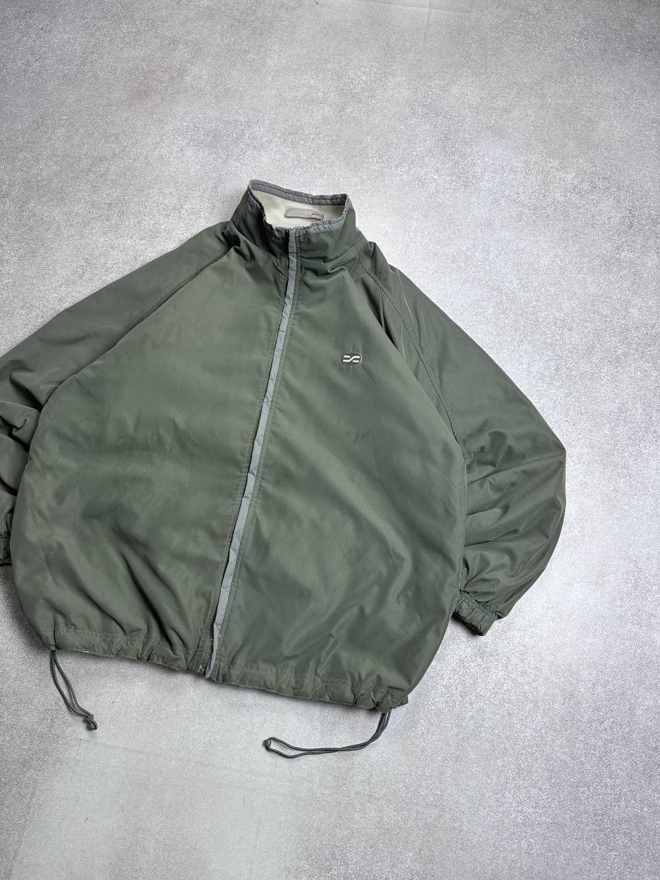 Vintage 90's Nike Reversible Fleece Nylon Sherpa Jacket XL Light