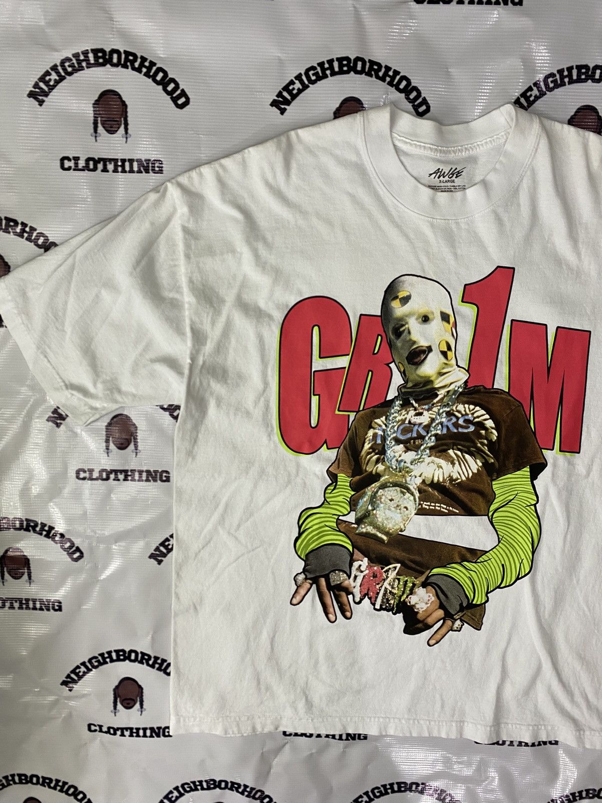 AWGE AWGE GRIM TEE. Size US XL / EU 56 / 4 - 2 Thumbnail