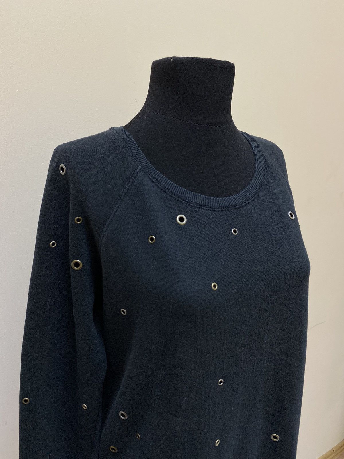 Zadig & Voltaire Zadig Voltaire Womens Black Designer Long Sleeve Sweatshirt Size M / US 6-8 / IT 42-44 - 8 Thumbnail