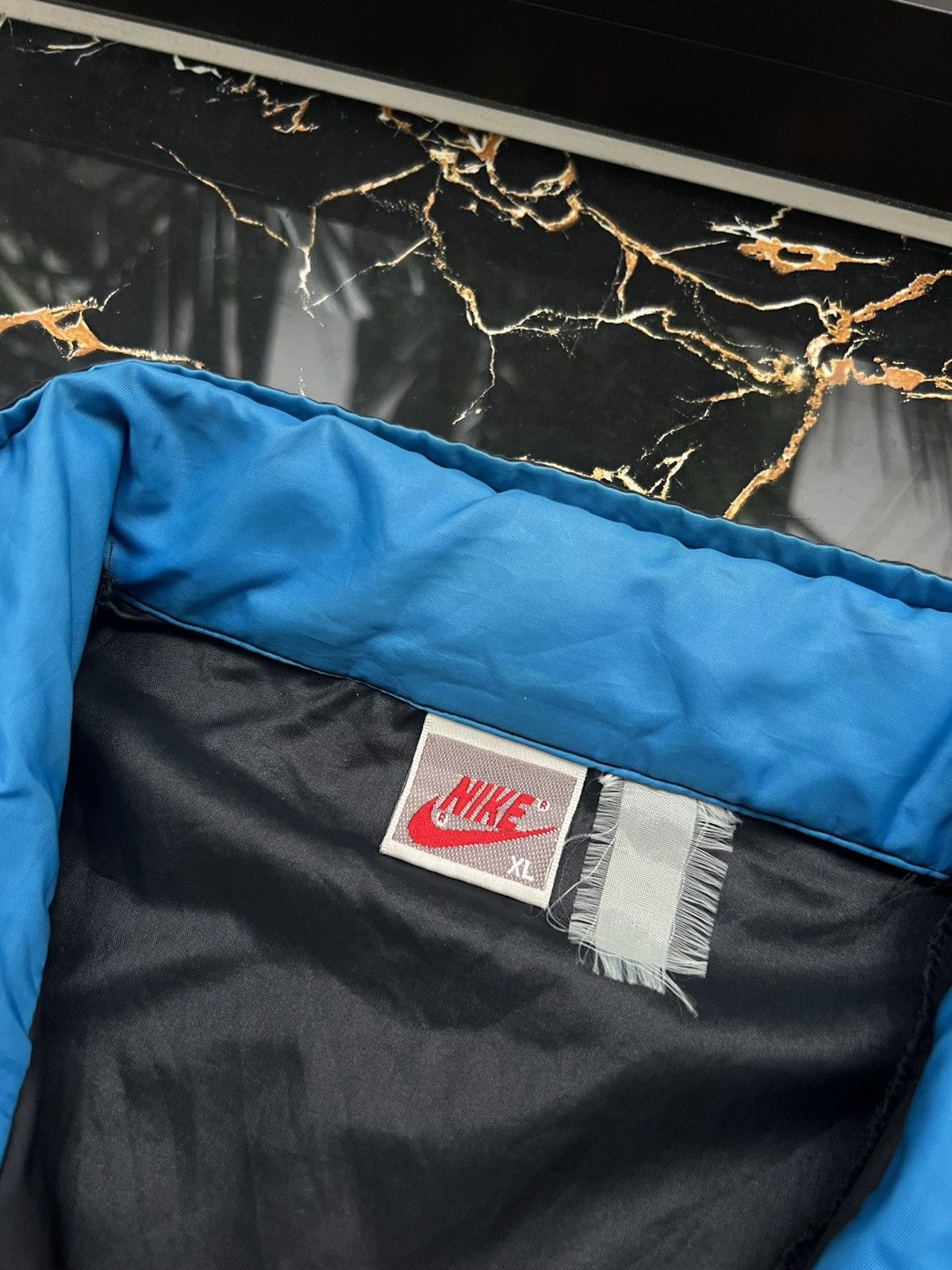 Nike × Vintage 80's NIKE SWOOSH LOGO Y2K TRACK JACKET RARE Size US XL / EU 56 / 4 - 5 Thumbnail