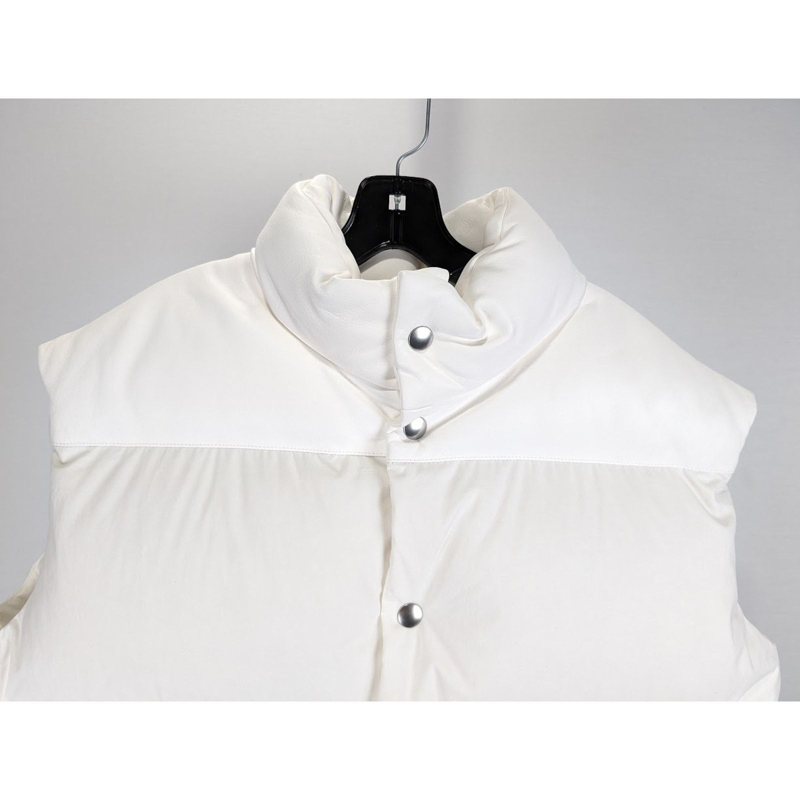 Bottega Veneta o1rshd1 Organic Frosted Poplin Gilet in Chalk Size US XL / EU 56 / 4 - 2 Thumbnail