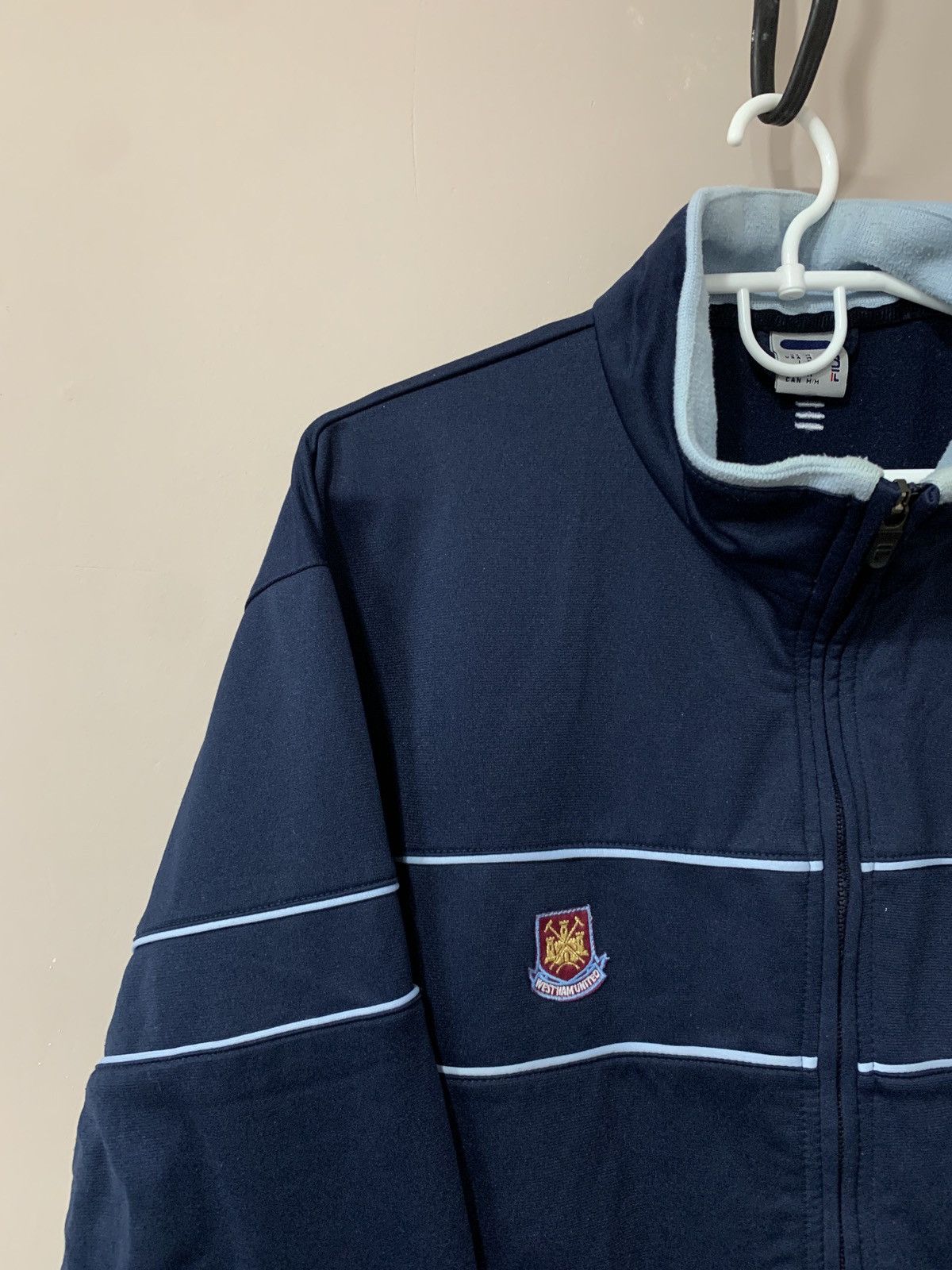 Fila × Vintage West Ham United Zip Football Jacket Fila Vintage Retro Sz M Size US M / EU 48-50 / 2 - 4 Thumbnail
