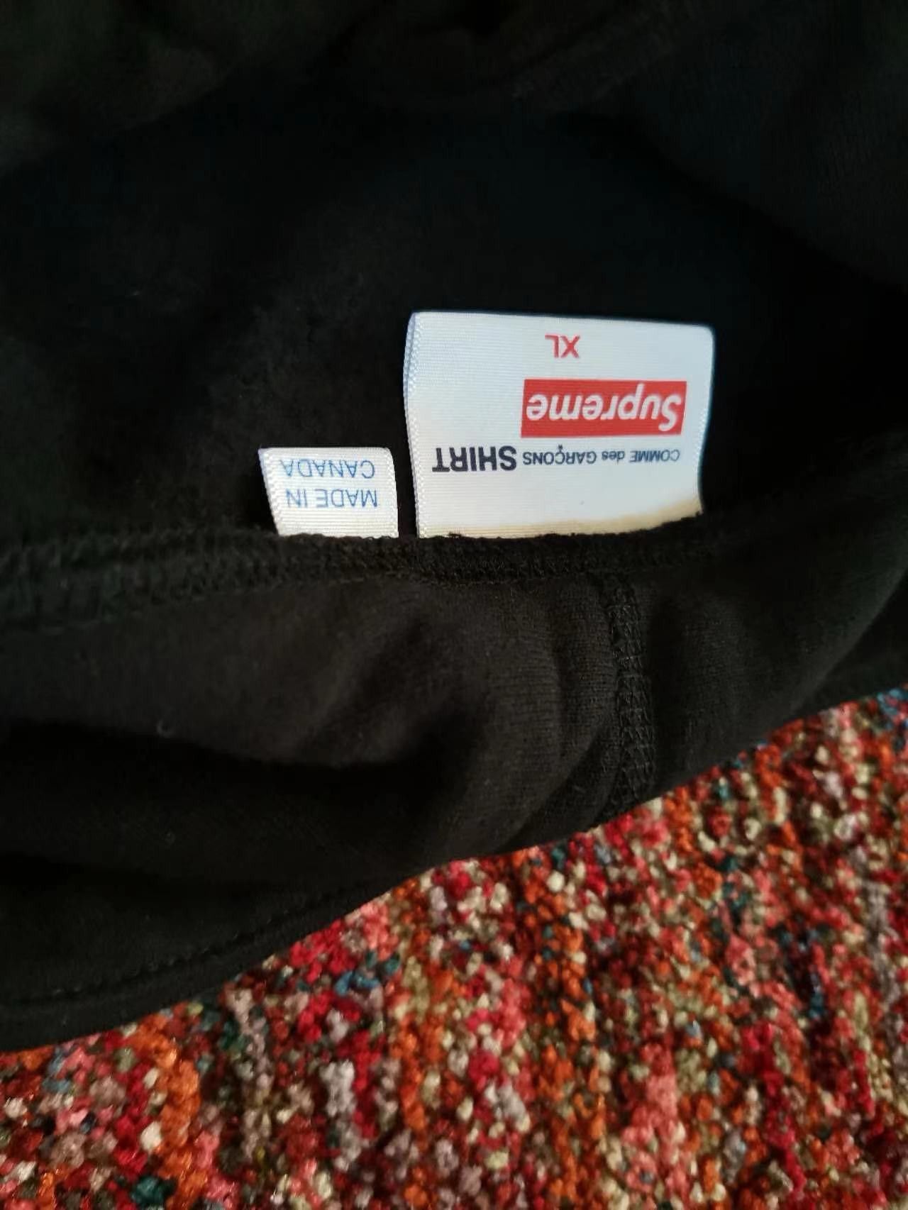 Comme des Garcons Supreme x Comme Des Garcons SHIRT Box Logo Hooded Sweatshirt Size US XL / EU 56 / 4 - 6 Thumbnail