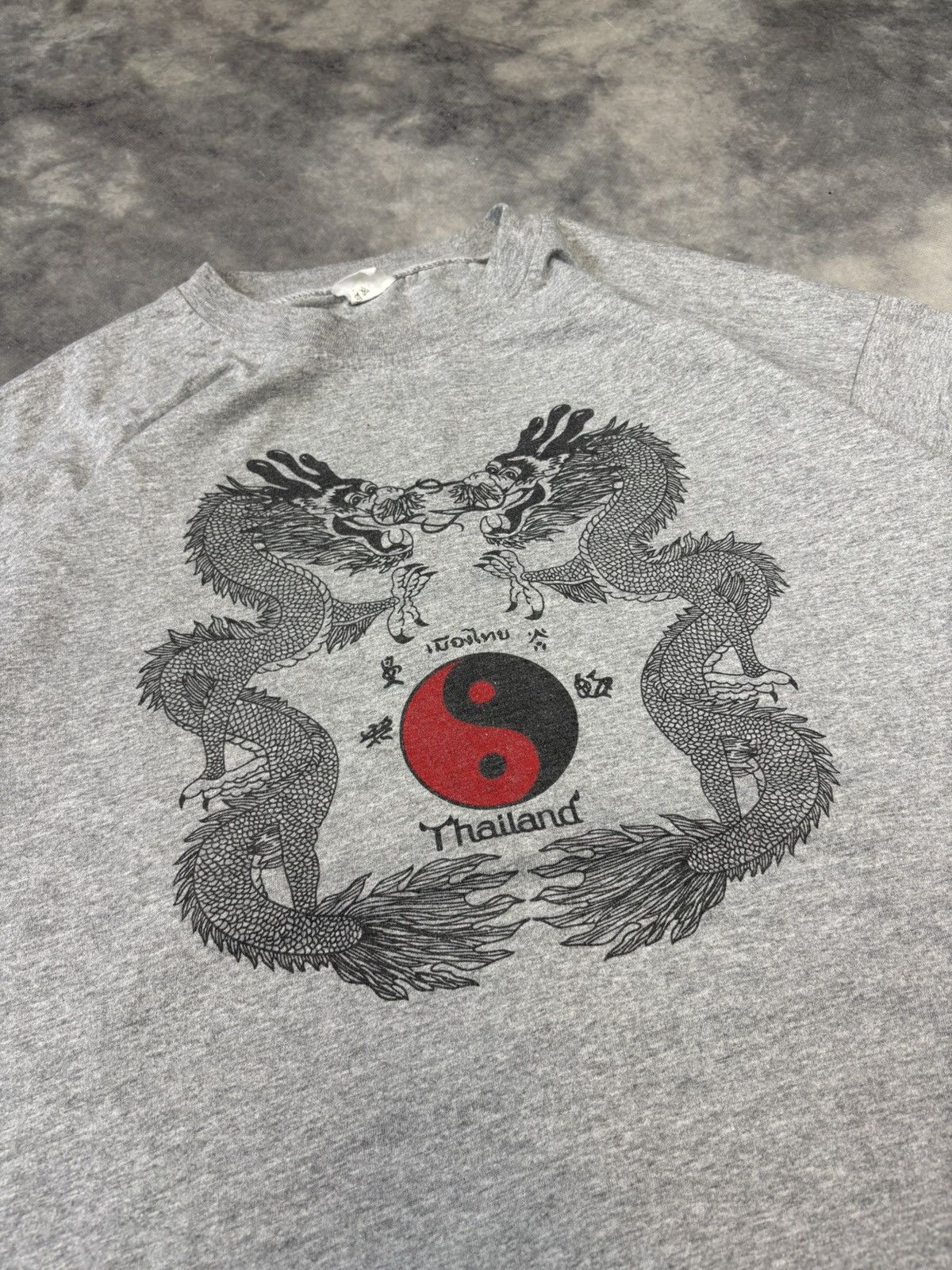 Affliction × Vintage Vintage dragon Thailand t Shirt graphic 90s y2k opium hype Size US XL / EU 56 / 4 - 2 Thumbnail