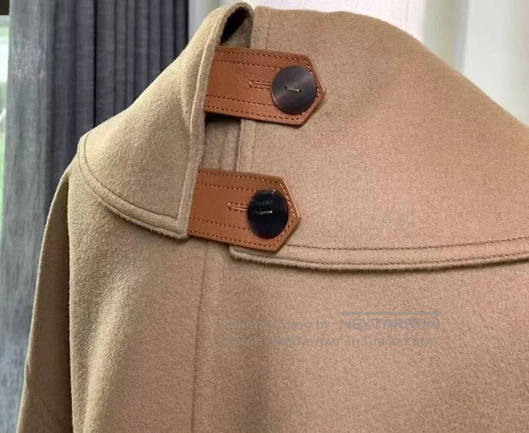 Loewe LOEWE Camel Cashmere Loose Coat. Size XXS / US 00 / IT 34 - 5 Thumbnail