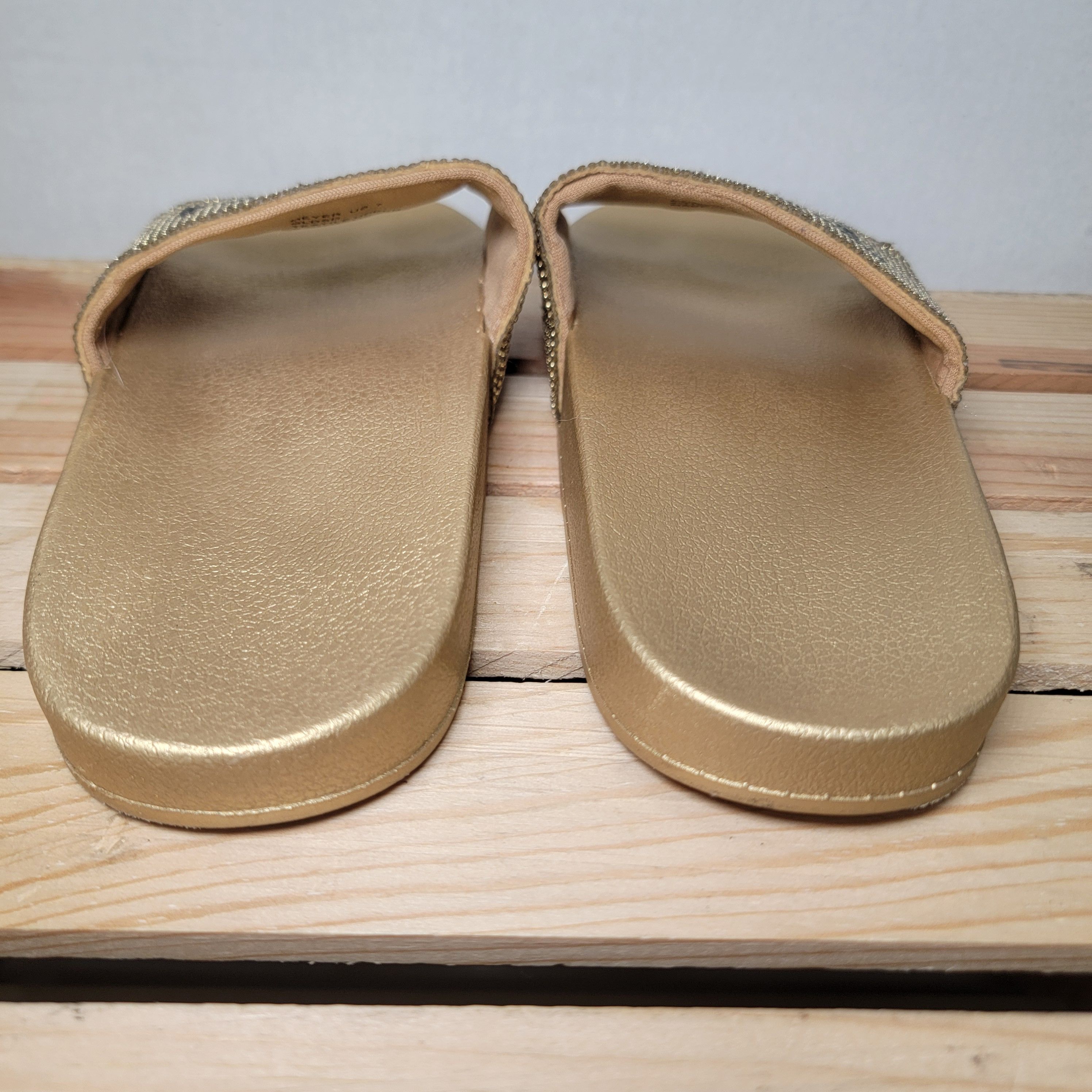 True Religion True Religion Gold Bling Adult Sliders - Size 7 Size US 7 / IT 37 - 3 Thumbnail