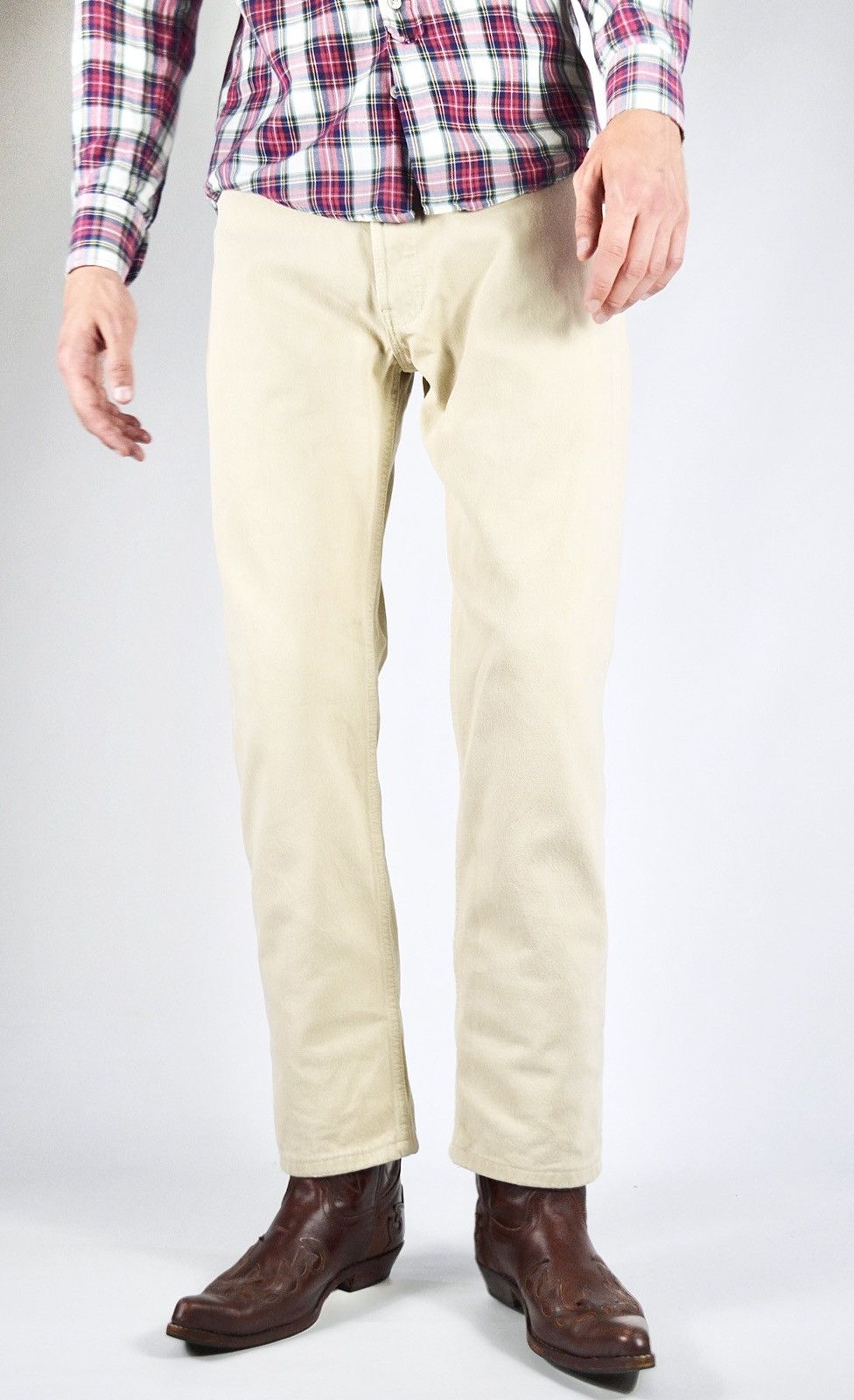 Levi's 90s Vintage Levi's 501 Stone Straight Fit Denim Jeans Size US 32 / EU 48 - 2 Thumbnail