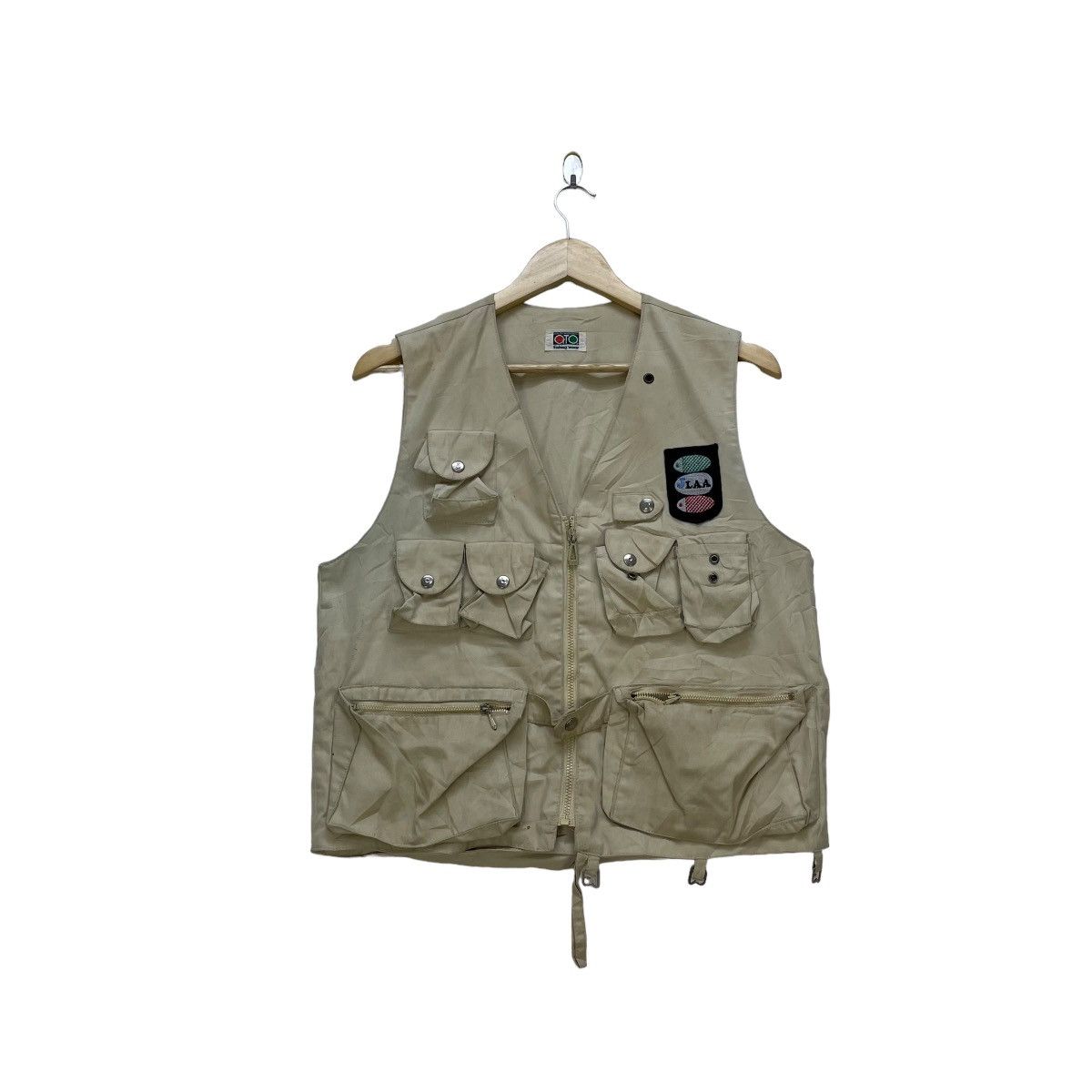 💥Vtg Japanese Brand Ato Fishing Wear Tactical Vest Jacket