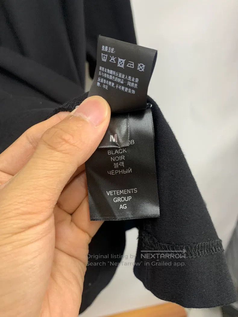 Vetements Vetements Short-sleeve T-shirt Size M Size US M / EU 48-50 / 2 - 8 Thumbnail