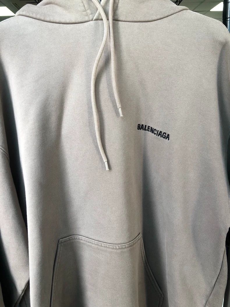 Balenciaga Balenciaga Hooded gray sweater Size US M / EU 48-50 / 2 - 1 Thumbnail