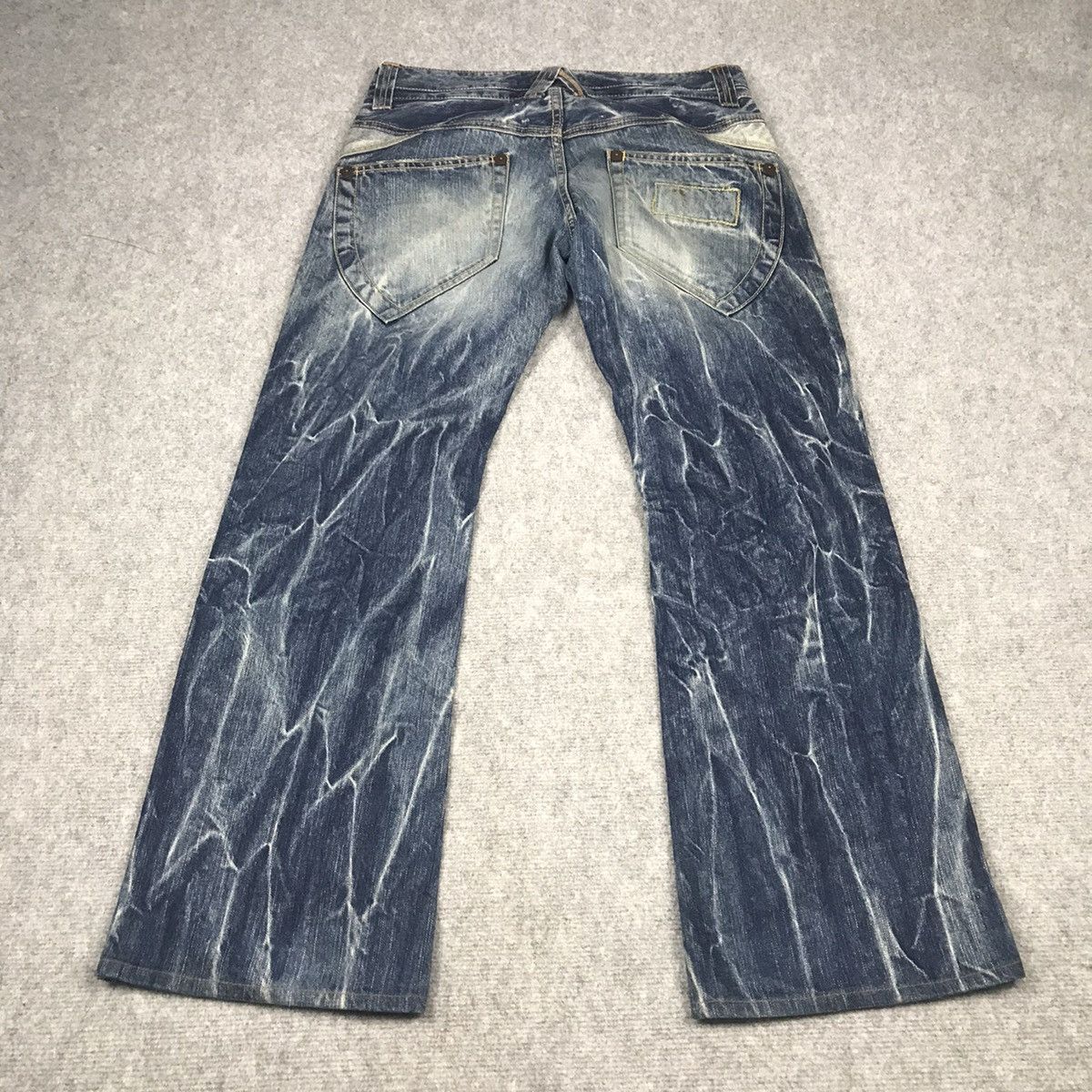 Japanese Brand FLARE DENIM BLUE WAY JAPANESE BOOTCUT DENIM PANTS 136 Size US 30 / EU 46 - 8 Thumbnail