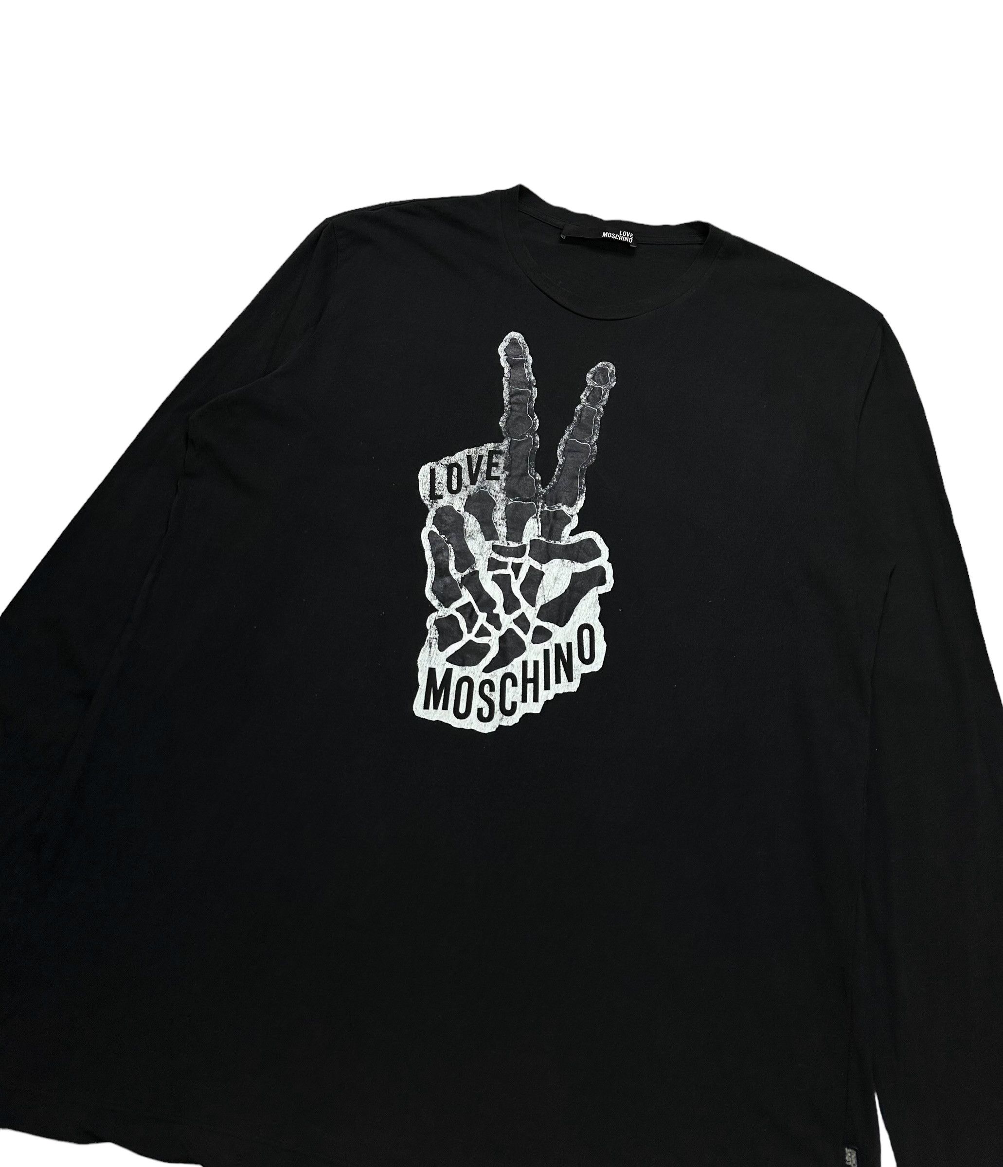 Moschino Love Moschino Peace Hand Bone shirt Size US L / EU 52-54 / 3 - 2 Thumbnail