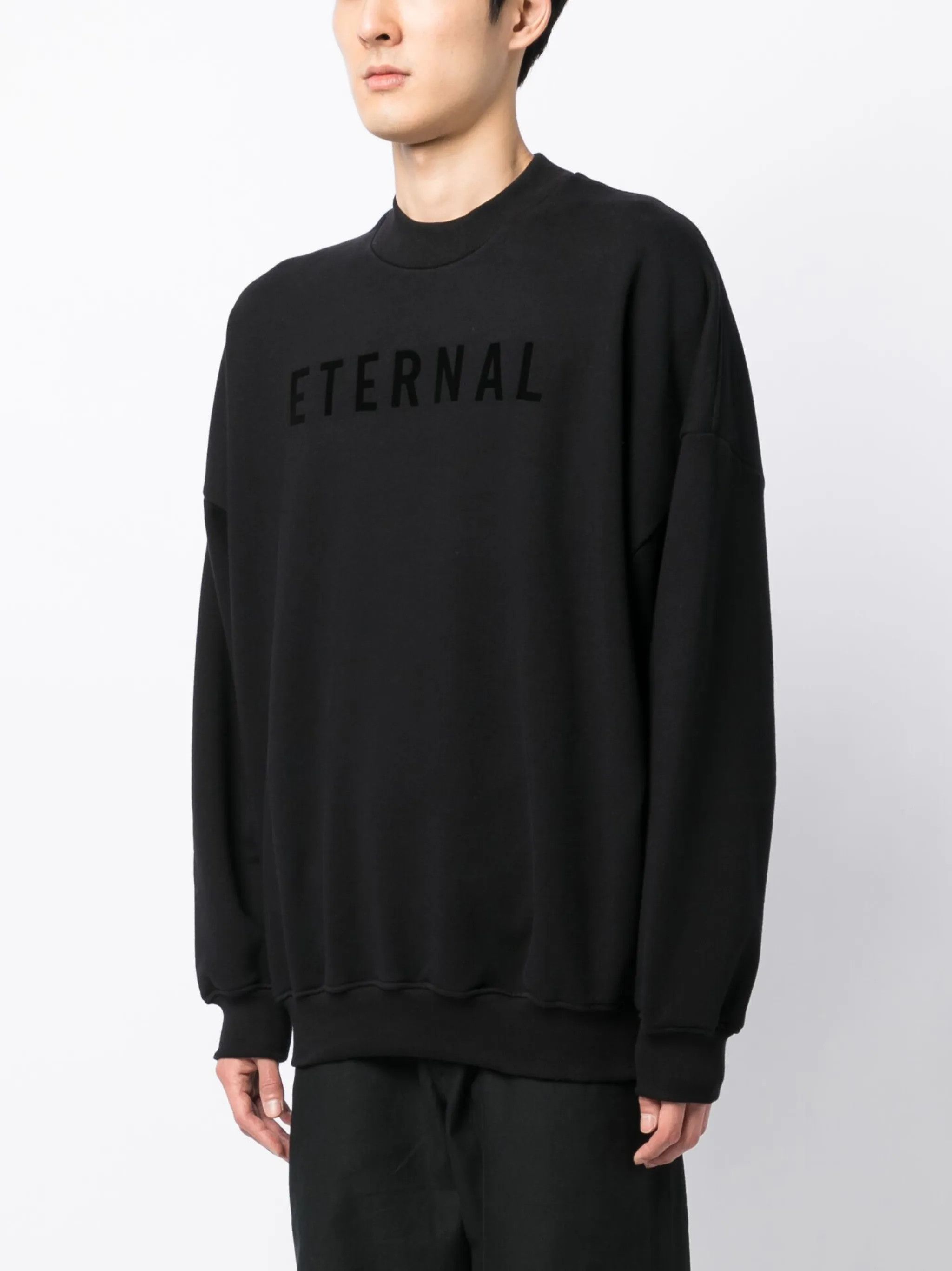 Fear of God o1y0125 Crewneck Sweatshirt in Black Size US M / EU 48-50 / 2 - 2 Thumbnail