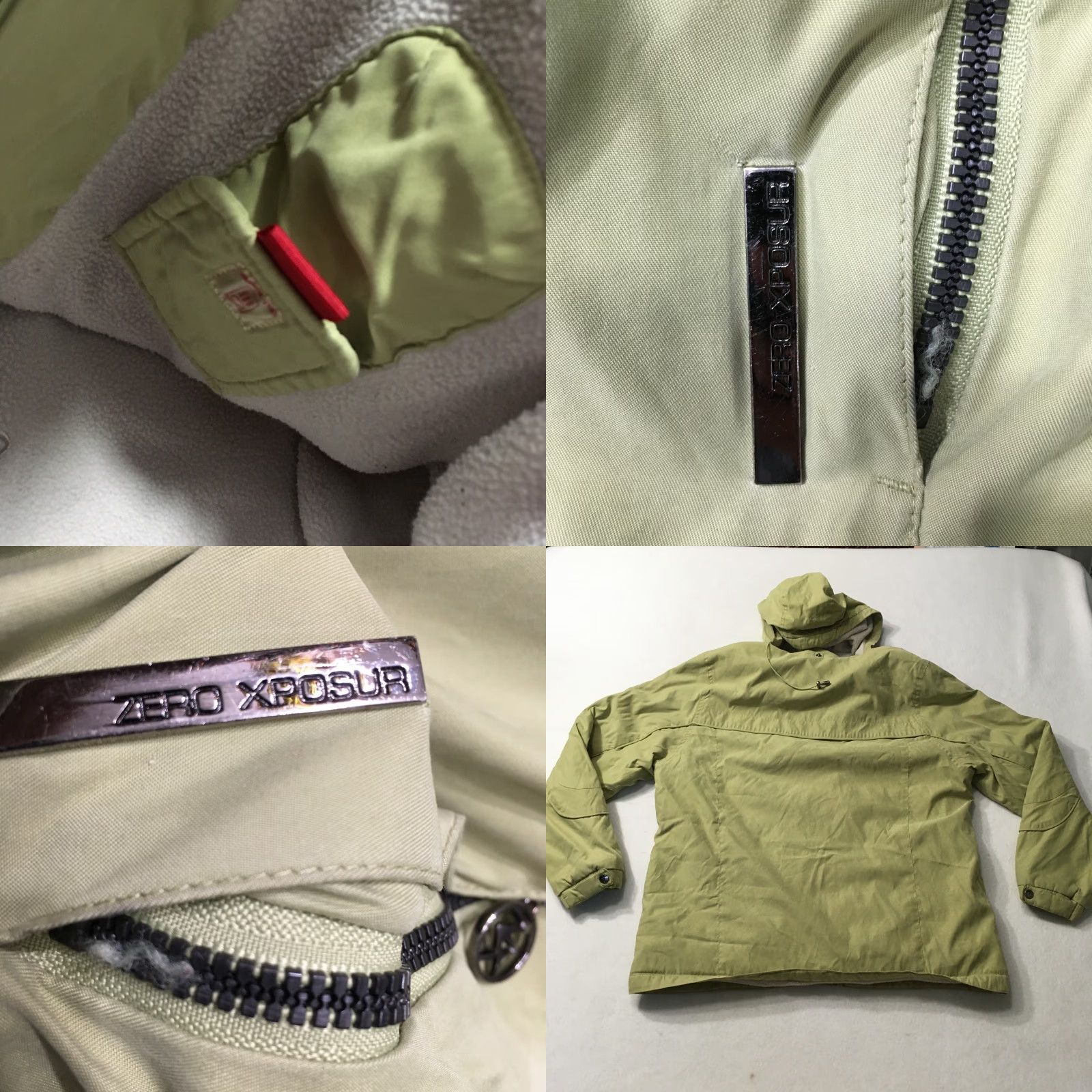 ZeroXposur ZeroXposur WOMENS XL Bright Green SPRING JacketRAINCOAT FLEECE LINED Jacket, Zip, Lined, Polyester, Womens, Basic Jacket, Spring, Fall Size XL / US 12-14 / IT 48-50 - 8 Thumbnail