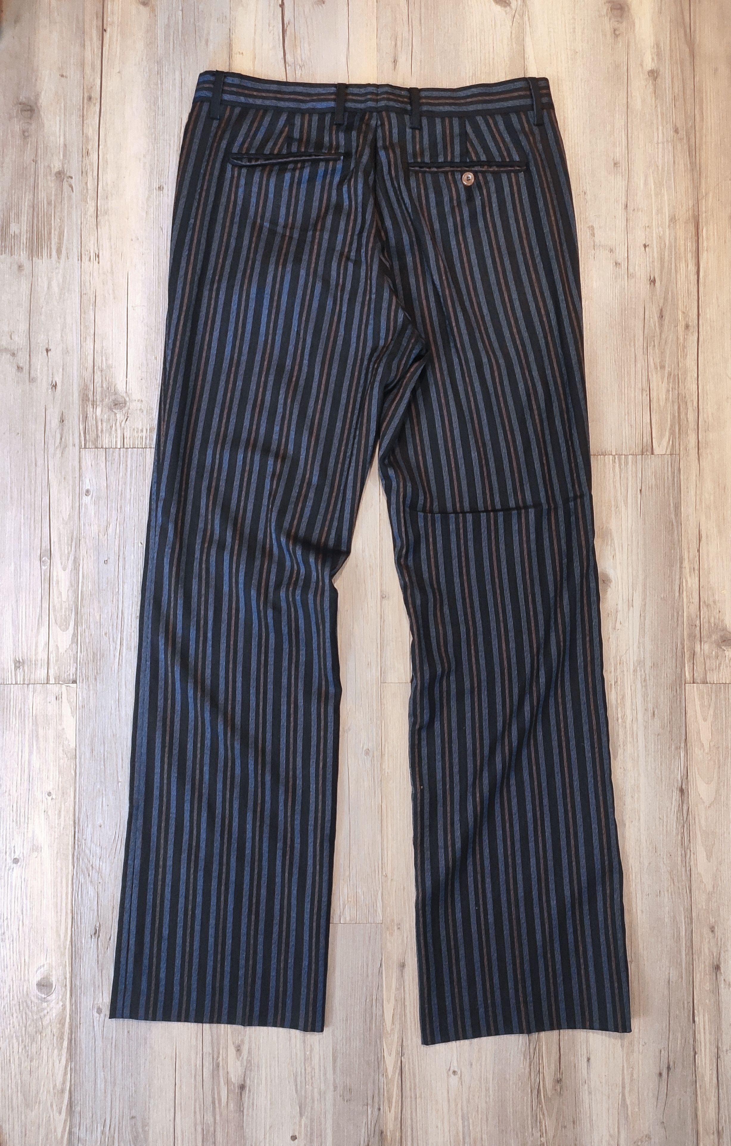 Vivienne Westwood Striped suit.Like Dries van Noten or Jean Paul Gaultier Size 40R - 5 Thumbnail