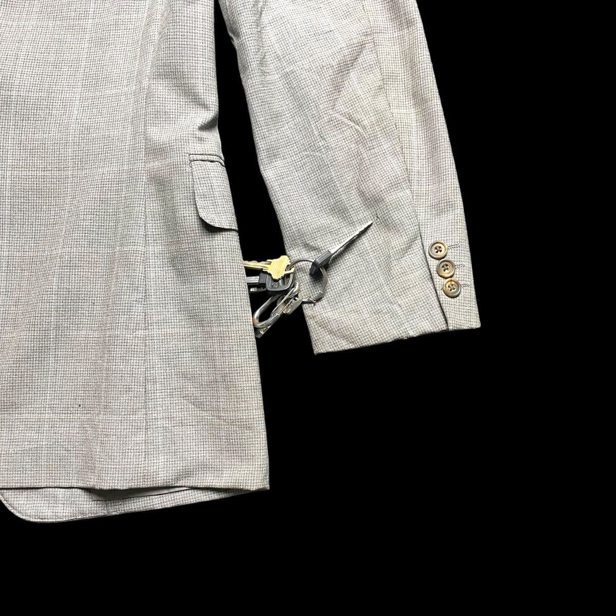 Burberry × Vintage VINTAGE BURBERRYS PURE NEW WOOL CHECKERED BLAZER COAT JACKET Size US M / EU 48-50 / 2 - 5 Thumbnail