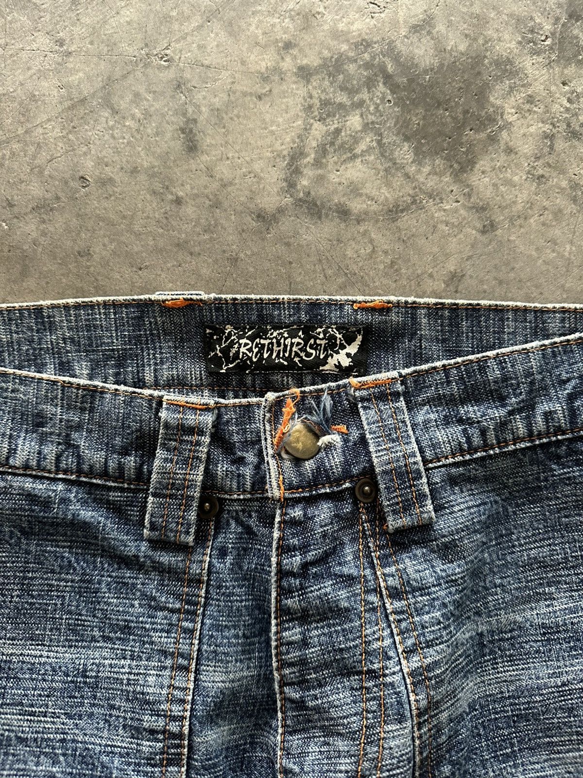 If Six Was Nine × Japanese Brand × Le Grande Bleu (L.G.B.) Rethirst Baggy Jeans With 6 Pockets Size US 29 - 3 Thumbnail