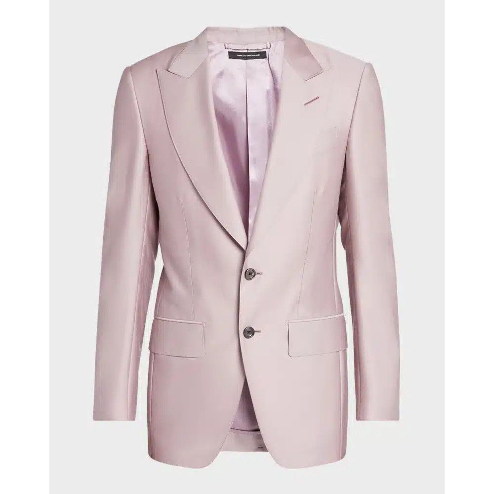 Tom Ford o1loc1c0825 JHAP04 Atticus Jacket in Light Pink Size US M / EU 48-50 / 2 - 1 Thumbnail
