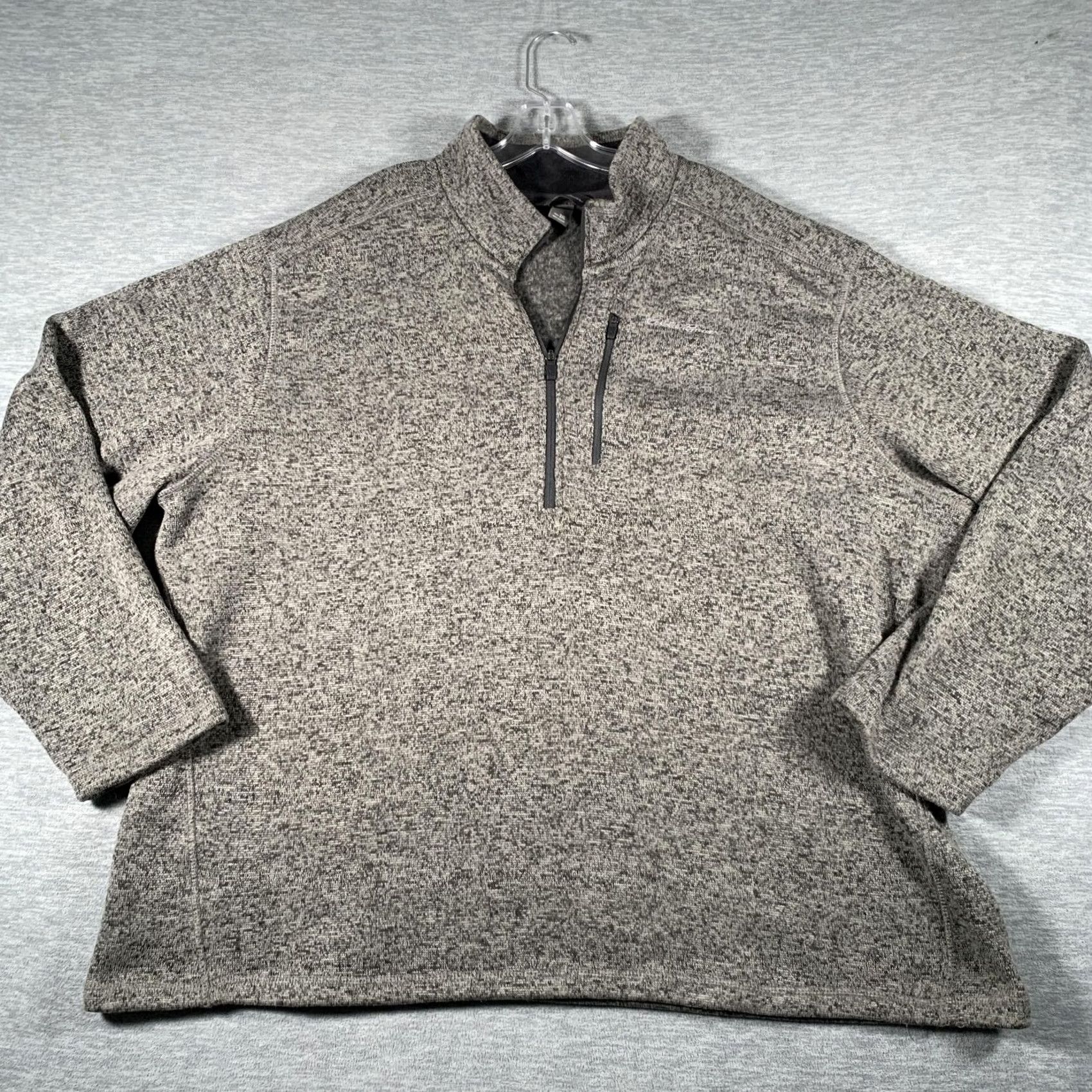 Eddie Bauer Eddie Bauer Sweatshirt Mens 3XL Gray 1/4 Zip Fleece Pullover Mock Neck Pockets Size US XXL / EU 58 / 5 - 3 Thumbnail