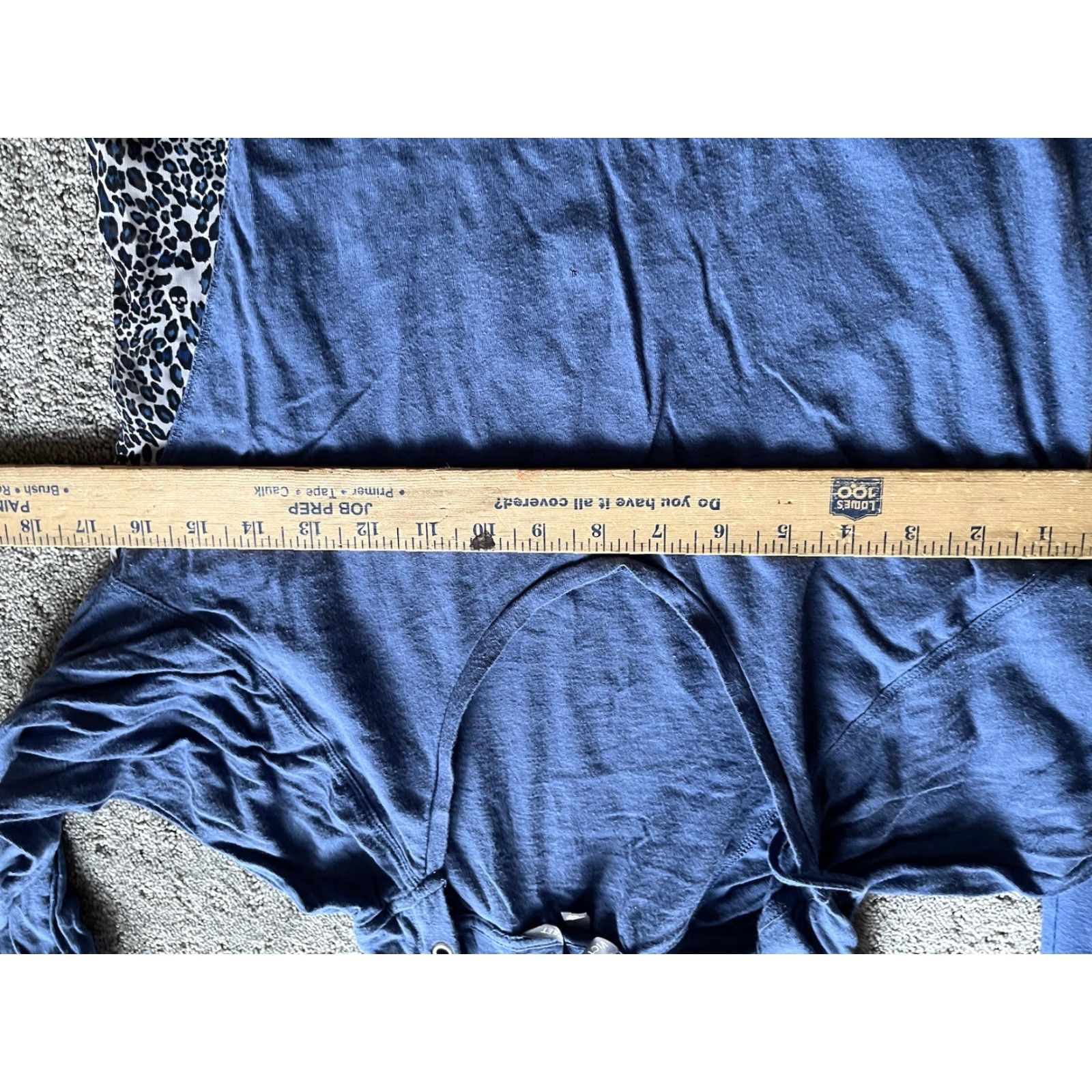 Victoria's Secret Victoria’s Secret Blue Scoop Neck hooded sweatshirt Size Small Womens Size S / US 4 / IT 40 - 4 Thumbnail