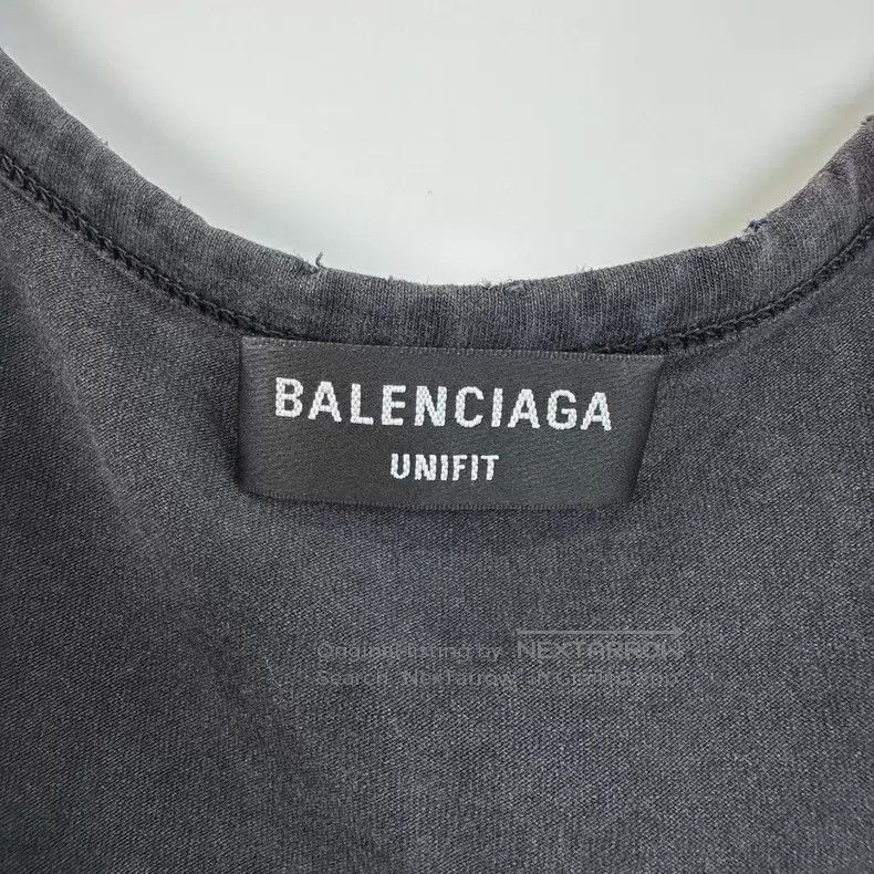 Balenciaga Balenciaga Black letter print logo round-neck vest Size US S / EU 44-46 / 1 - 3 Thumbnail