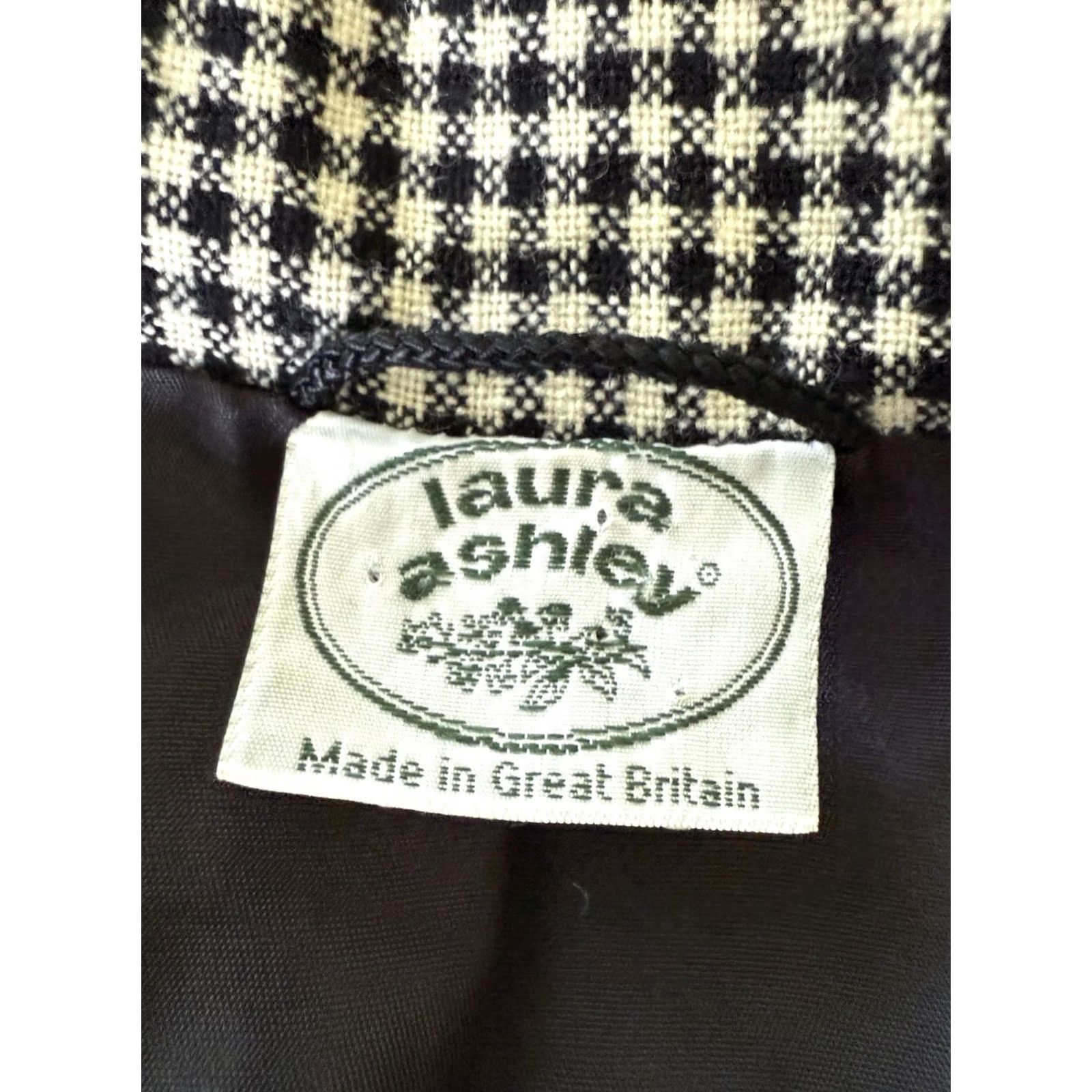 Laura Ashley VINTAGE Laura Ashley Blazer Work Wear Jacket Women US 14 White Gingham 90s Size XL / US 12-14 / IT 48-50 - 3 Thumbnail