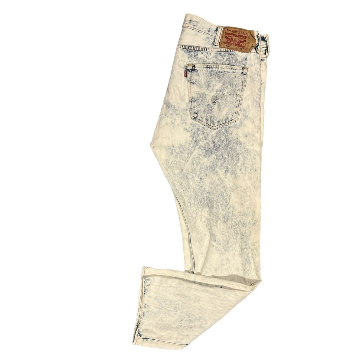 Image of Levis x Vintage Levi's 501 Denim Jeans - Stone / Acid Washed 70's / 80's in Blue, Men's (Size 38)