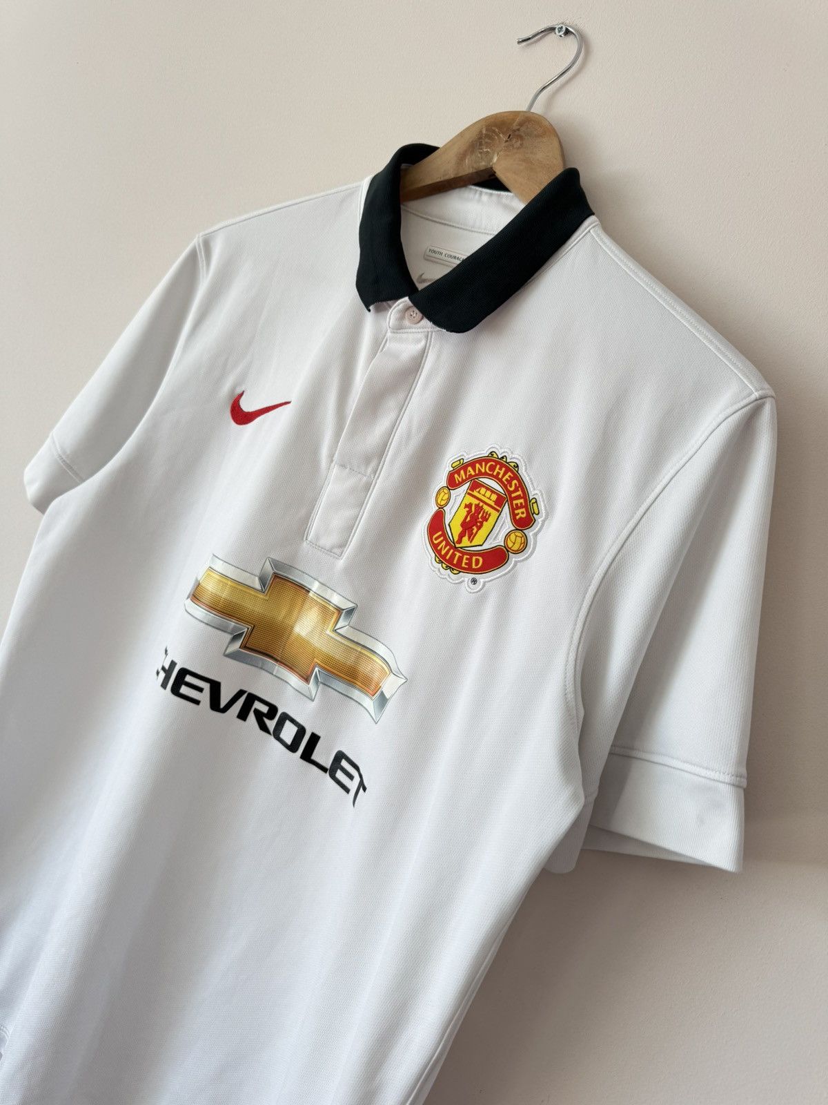 Nike Manchester United 2014-2015 Away Soccer Jersey Football Kit Size US M / EU 48-50 / 2 - 5 Thumbnail