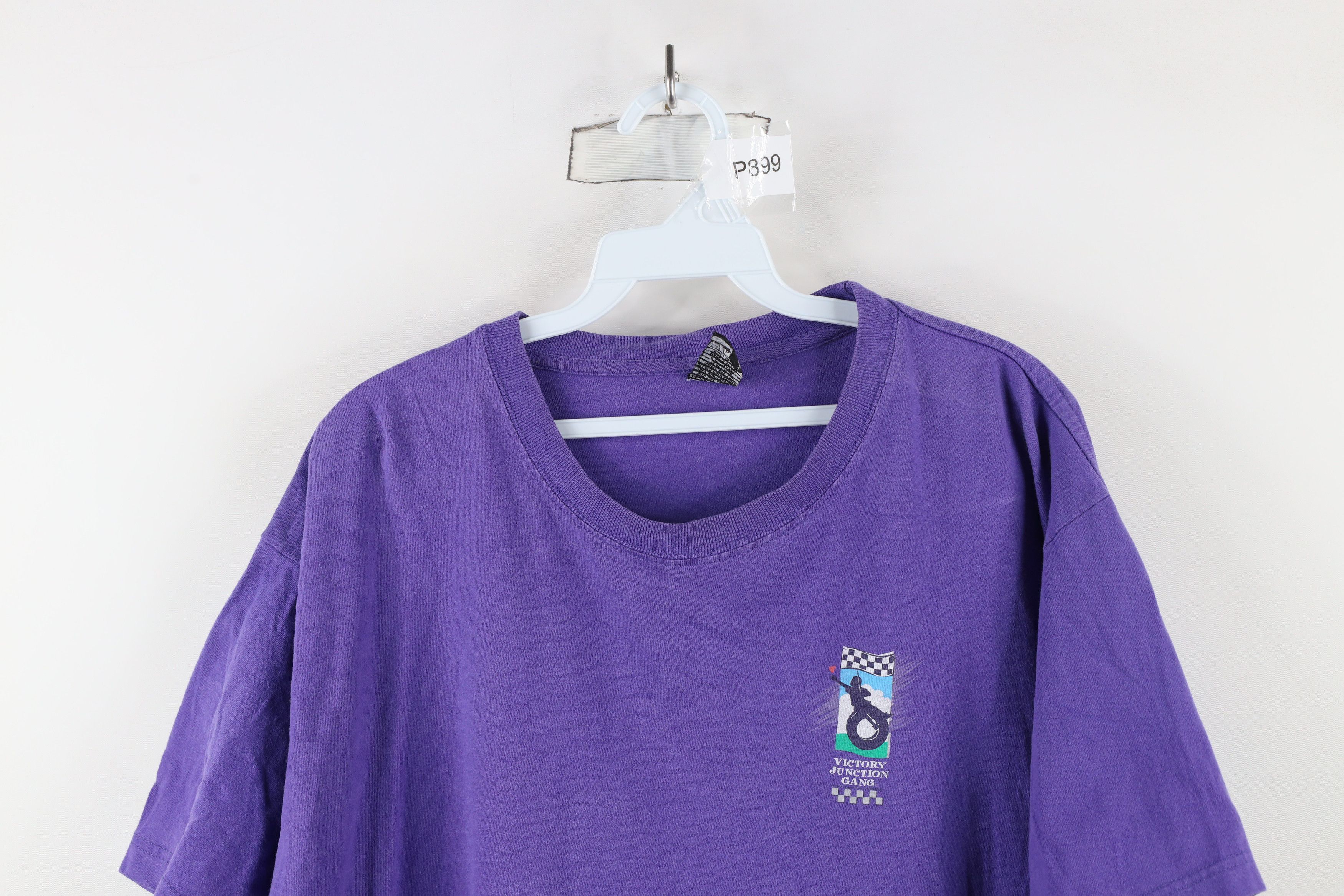 Vintage Vintage Nascar Spell Victory Junction Gang Racing T-Shirt Size US L / EU 52-54 / 3 - 2 Thumbnail